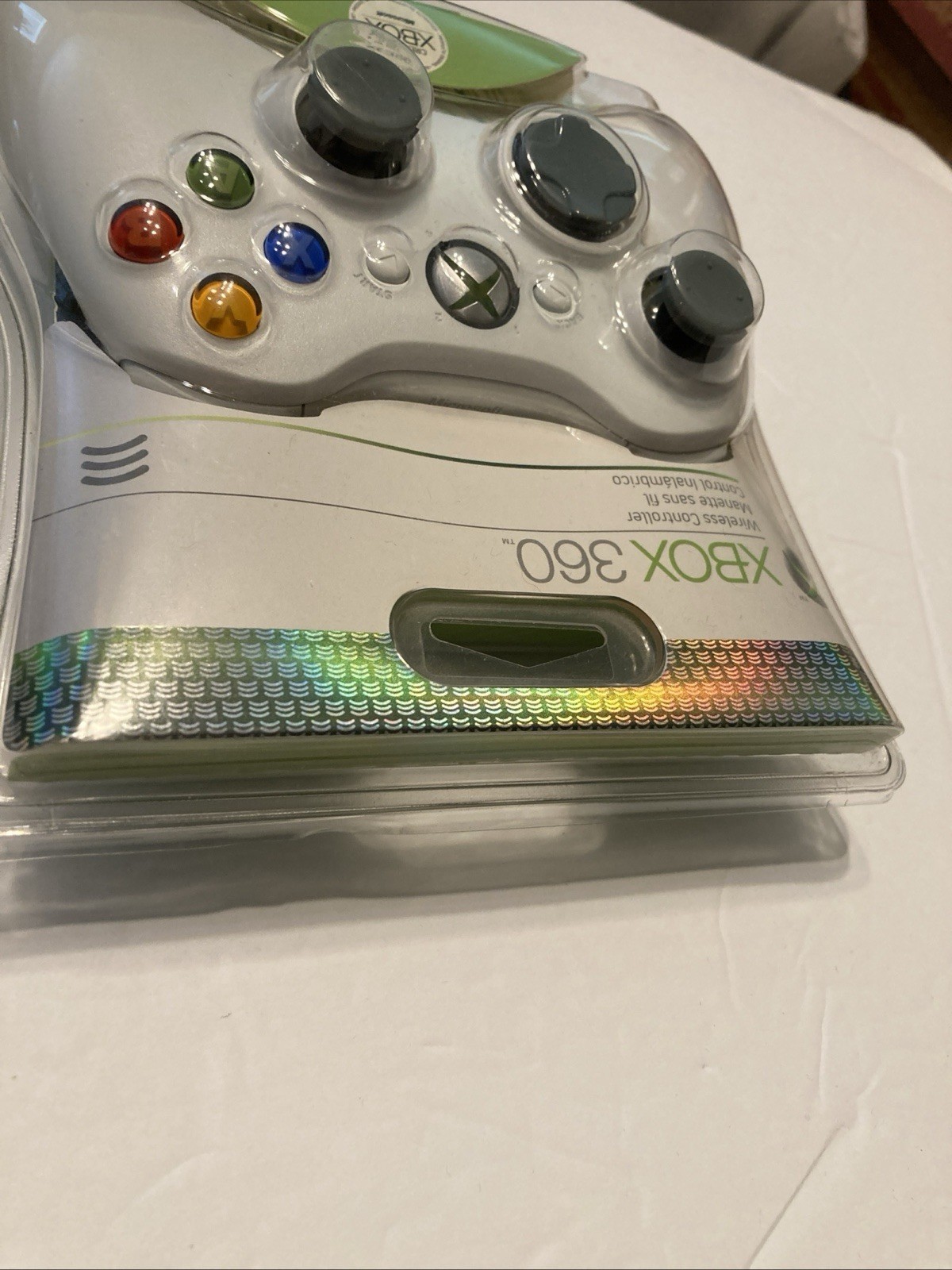 Microsoft Xbox 360 OEM Wireless White Controller 84F-00001