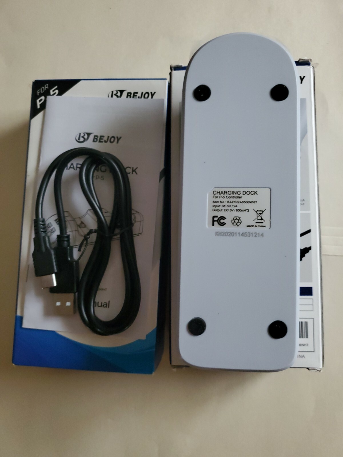 BEJOY Charging Dock For P-5, New, 2 Boxes, Made In China
