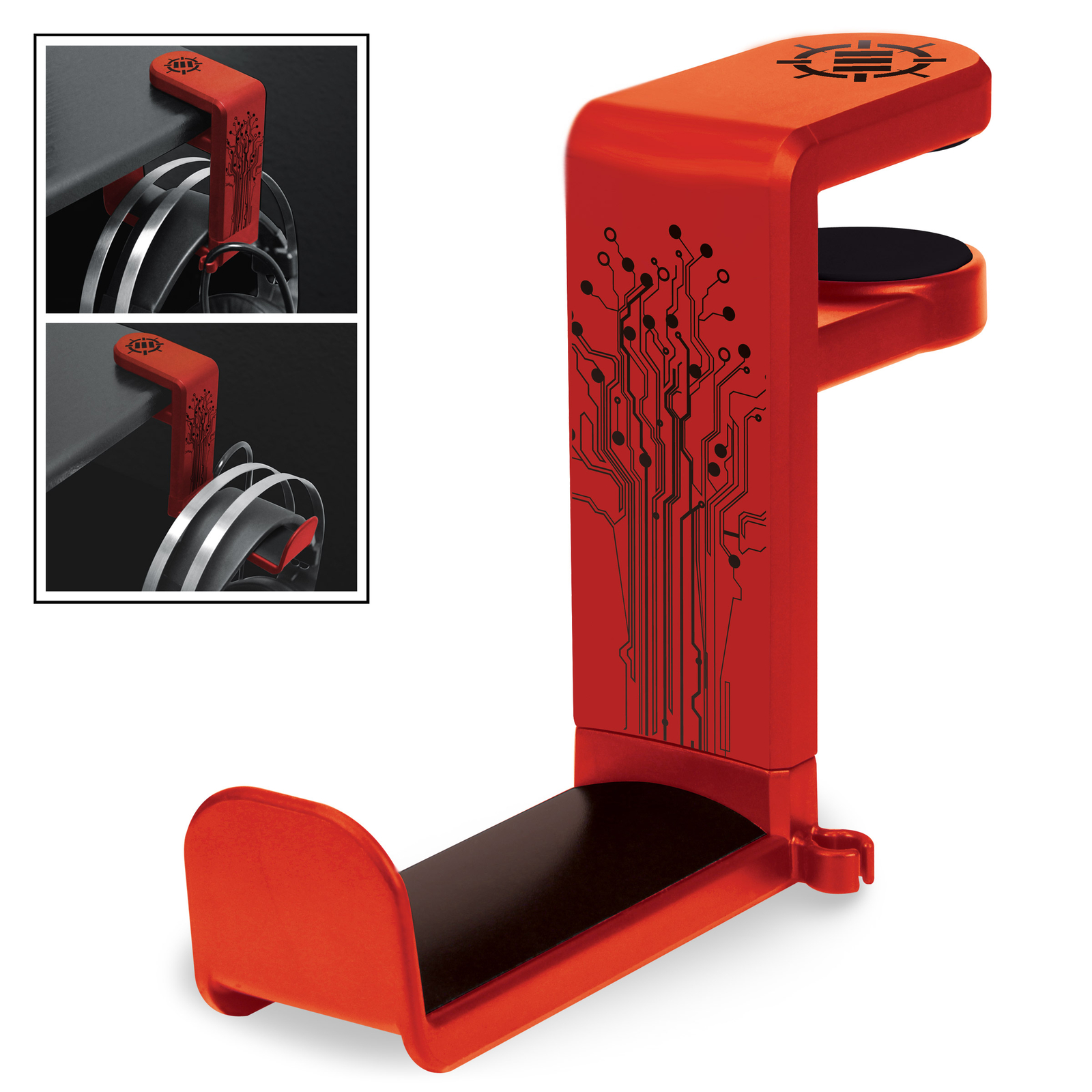 Gaming Headset Holder Hanger Mount by ENHANCE – Adjustable Under Desk Design