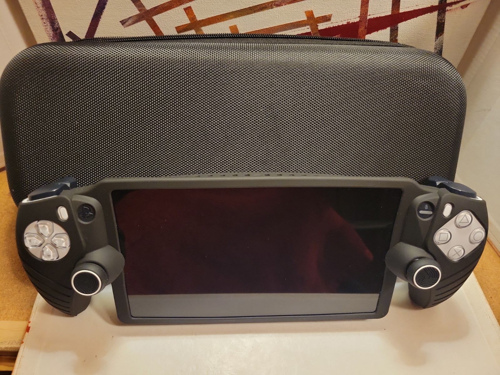 PlayStation Portal White with Case Screen Protector And Silicone Cover