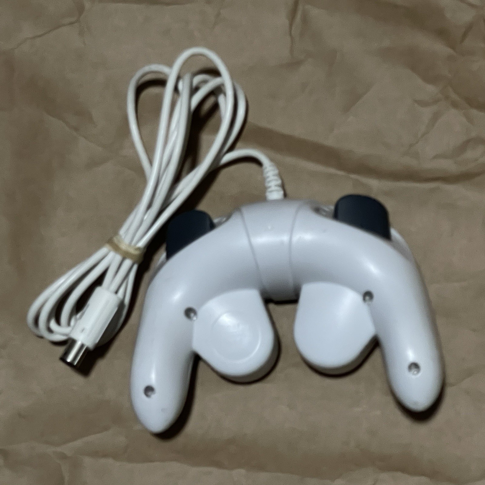 Gamestop Nintendo Gamecube White Wired Video Game Controller Tested Working