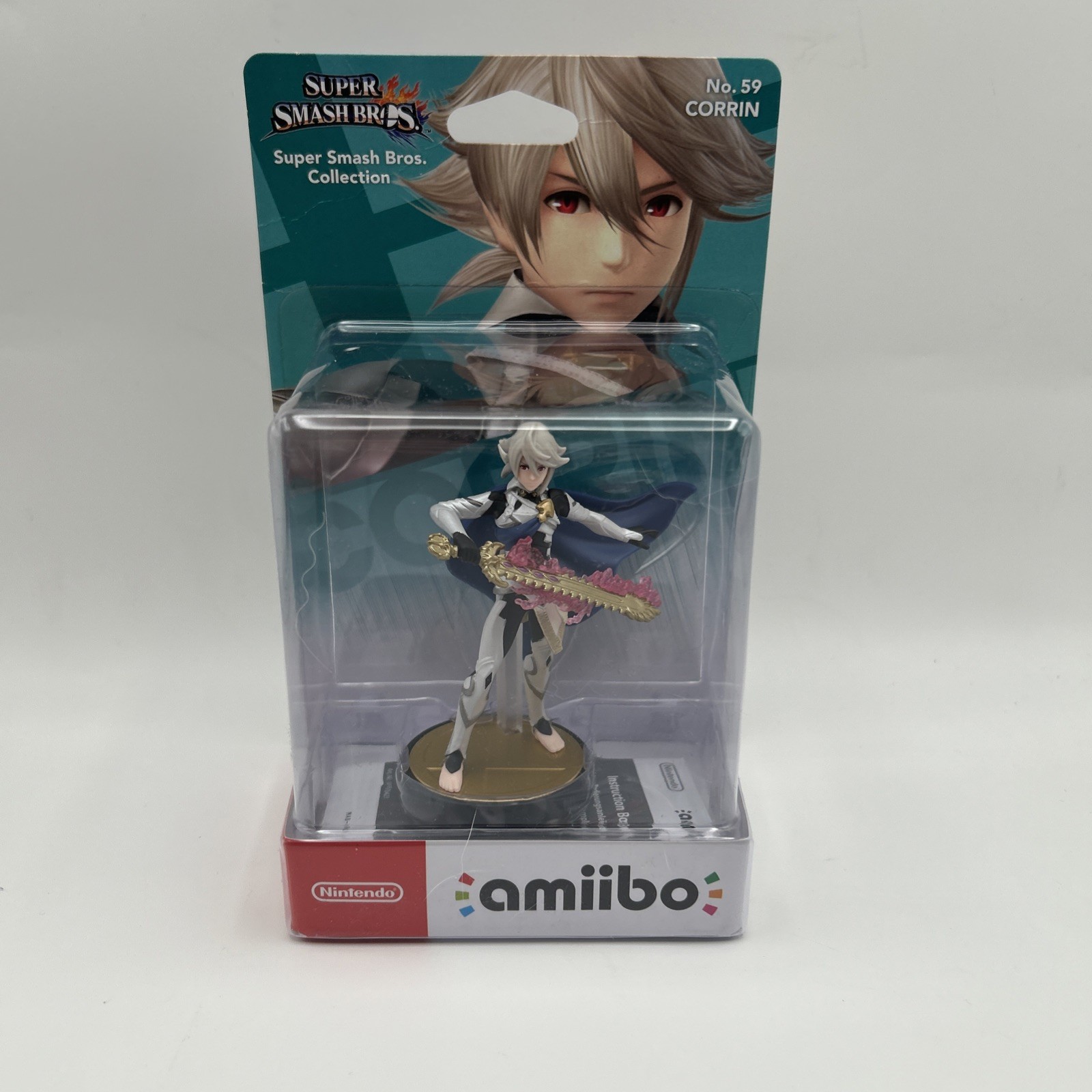 Amiibo – SEALED Corrin Player 1 Figure (Super Smash Bros) New in Box