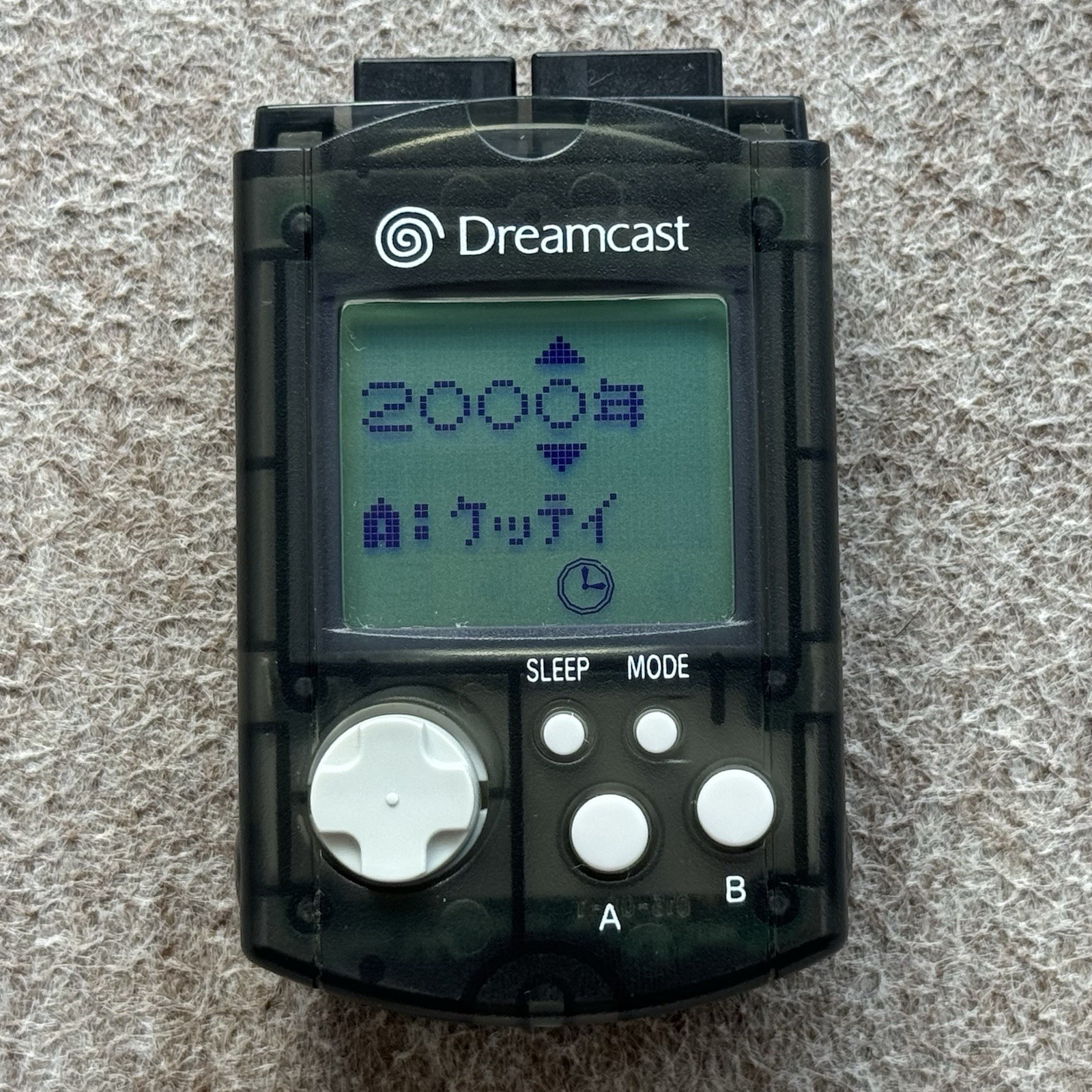 Sega Dreamcast Smoke Clear Black VMU Visual Memory Unit HKT-7000 JPN | US SELLER