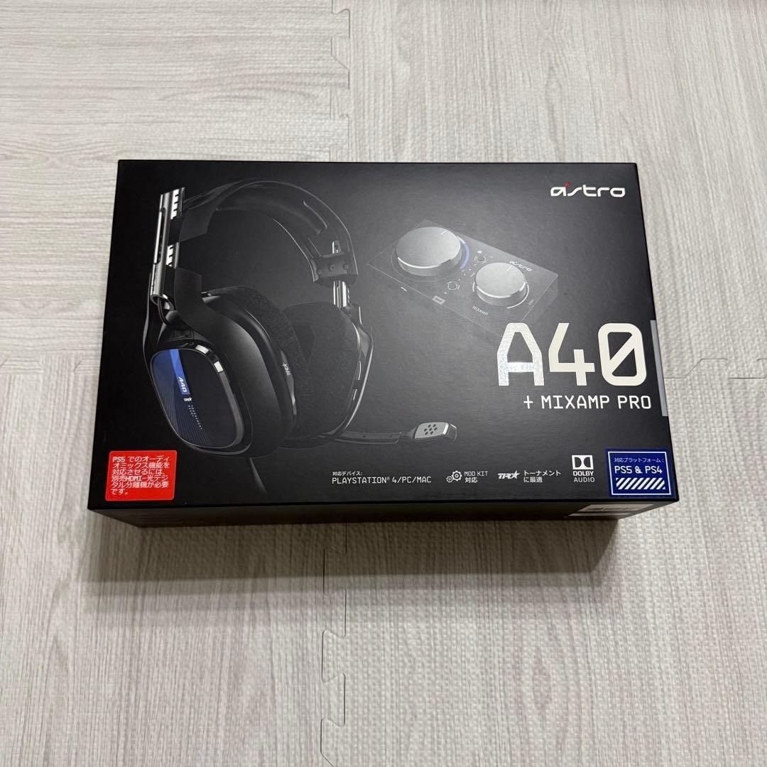 Logitech ASTRO A40 TR Headset + MixAmp Pro TR Black PS5 PS4 PC Logitech New