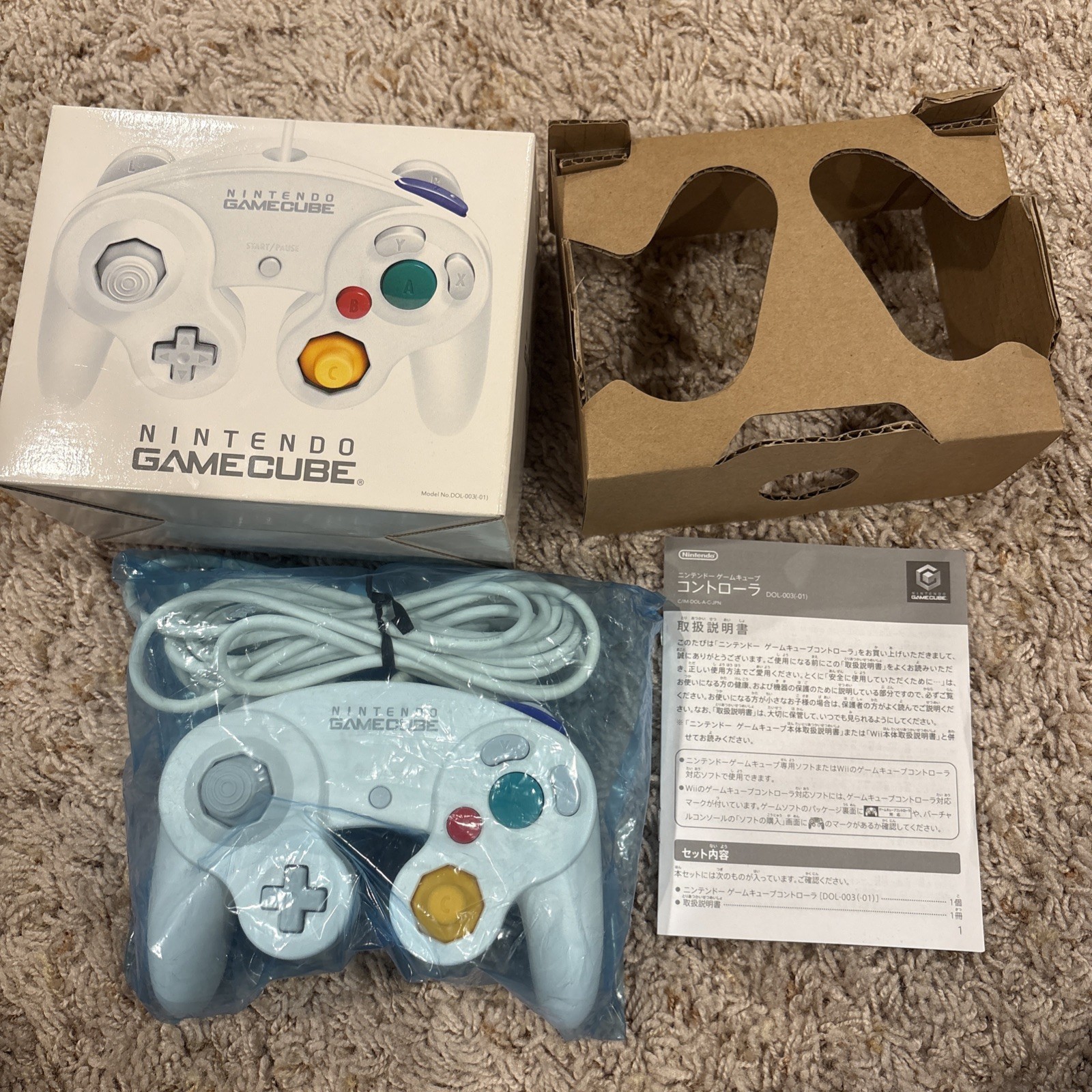 Mint Nintendo Game Cube Controller White Tight Stick US Seller DOL-003