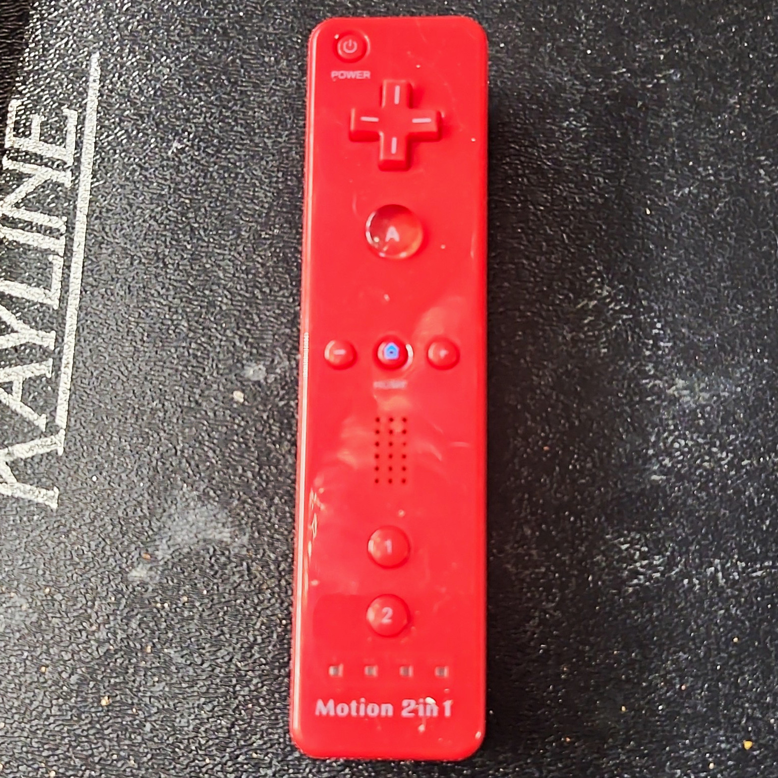 Red Motion 2in1 Wireless Wii/Wii U Remote w/ Built-in MotionPlus