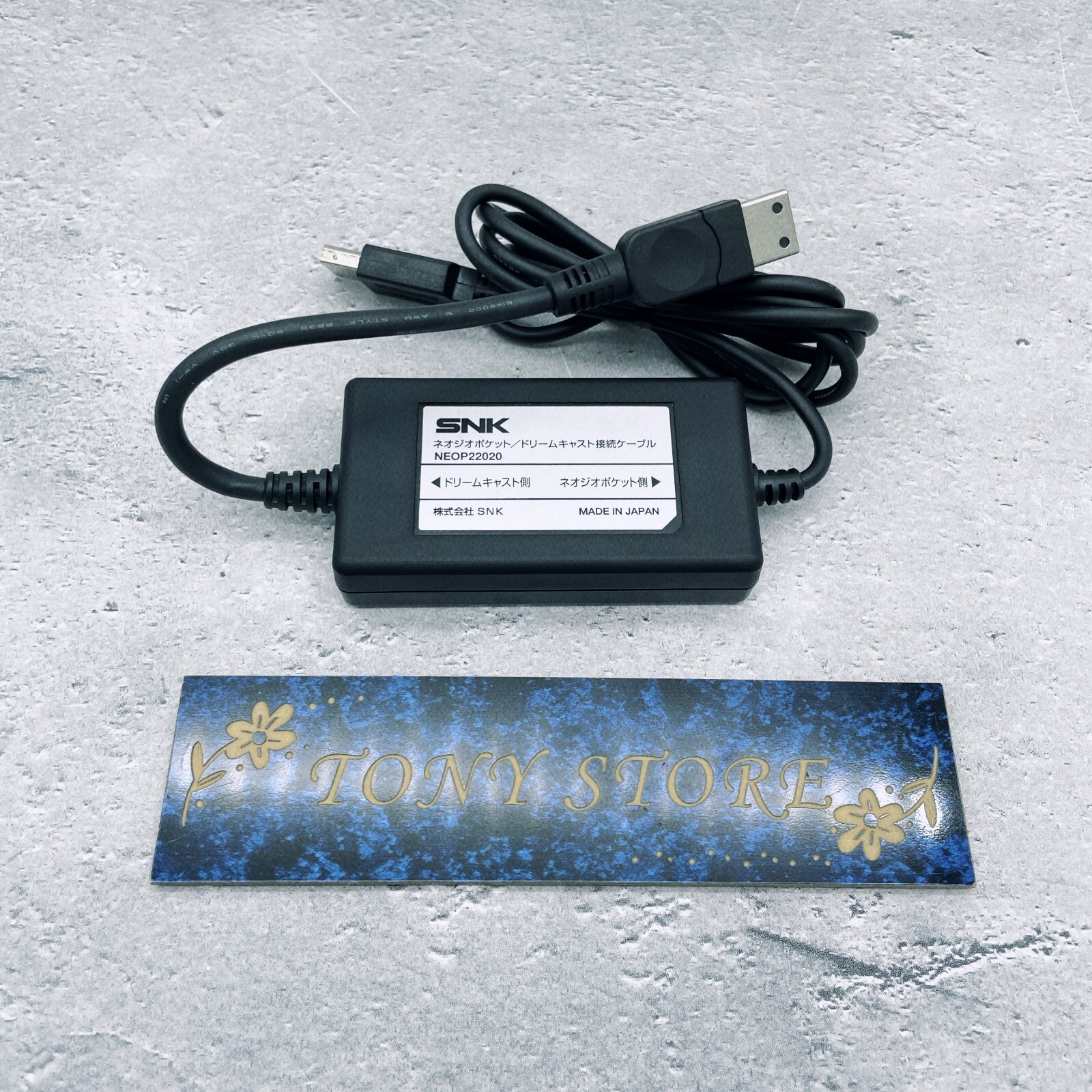 SNK Neo Geo Pocket Dreamcast Link Cable Neop22020 Wired Console Black Japan 1999