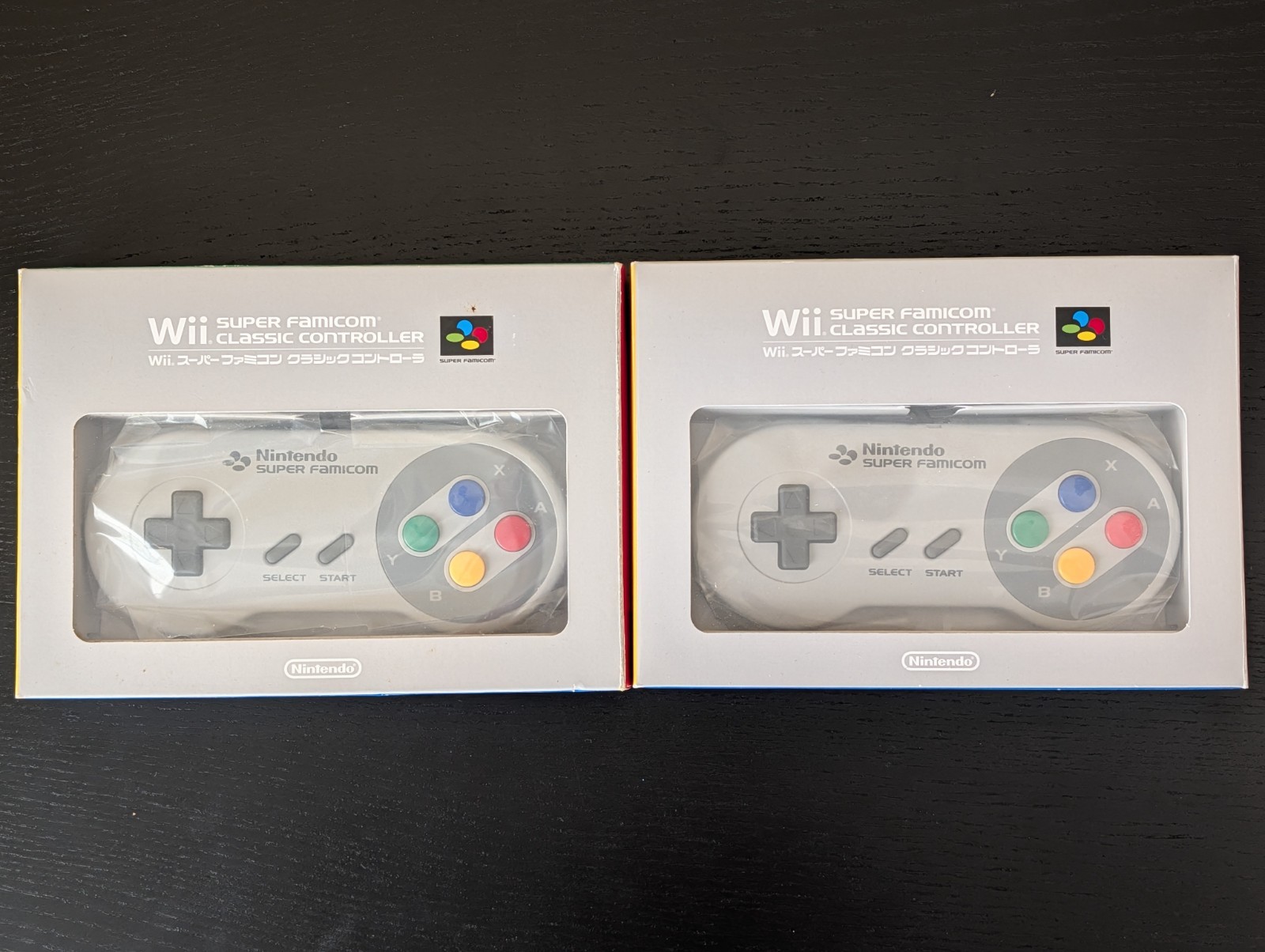Club Nintendo Classic Super Famicom Controller 2x SNES NES Wii U Remote Boxed 2x
