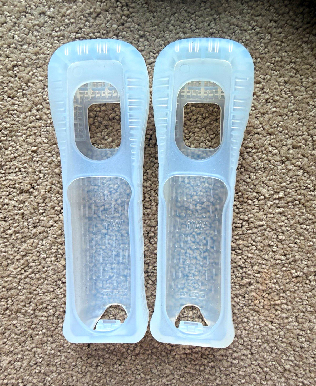 2x Clear Silicone/Gel/Rubber Protective Shell Skin Covers for Game Controller