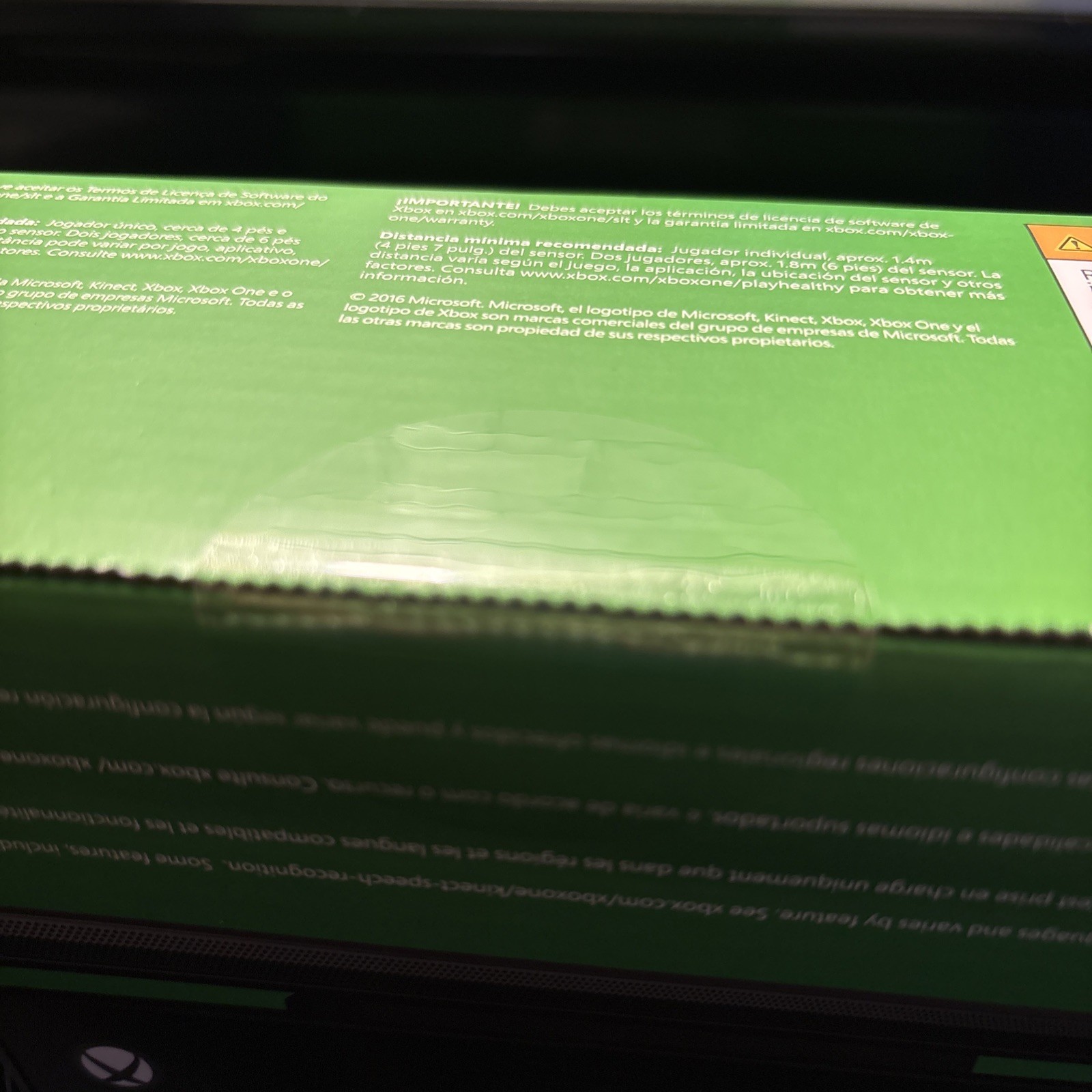 Microsoft Xbox One Kinect Sensor Bar – Black New In Box