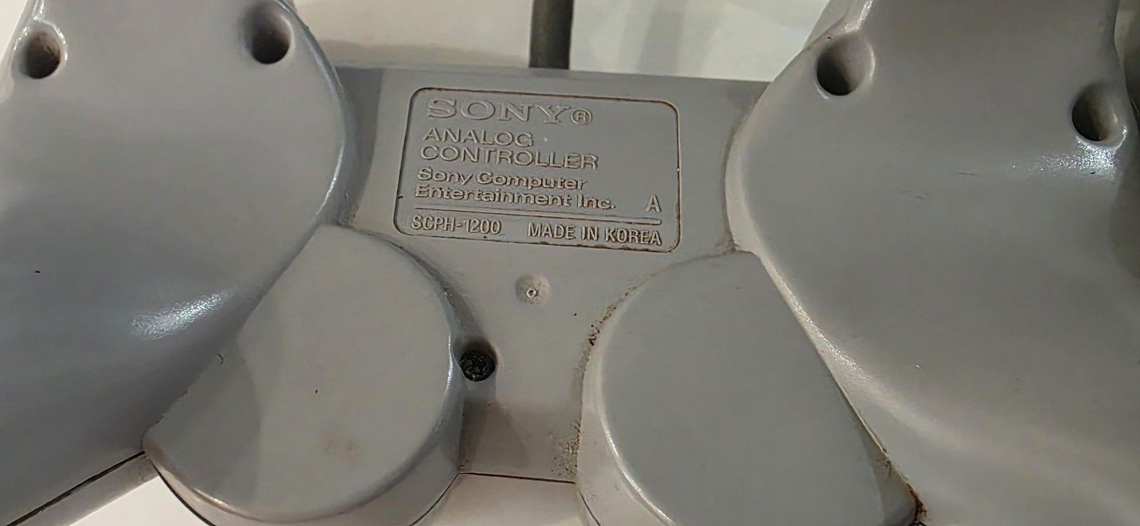 2 pcs Sony PlayStation 2 Dual Shock 2 Satin Silver Analog Controller OEM
