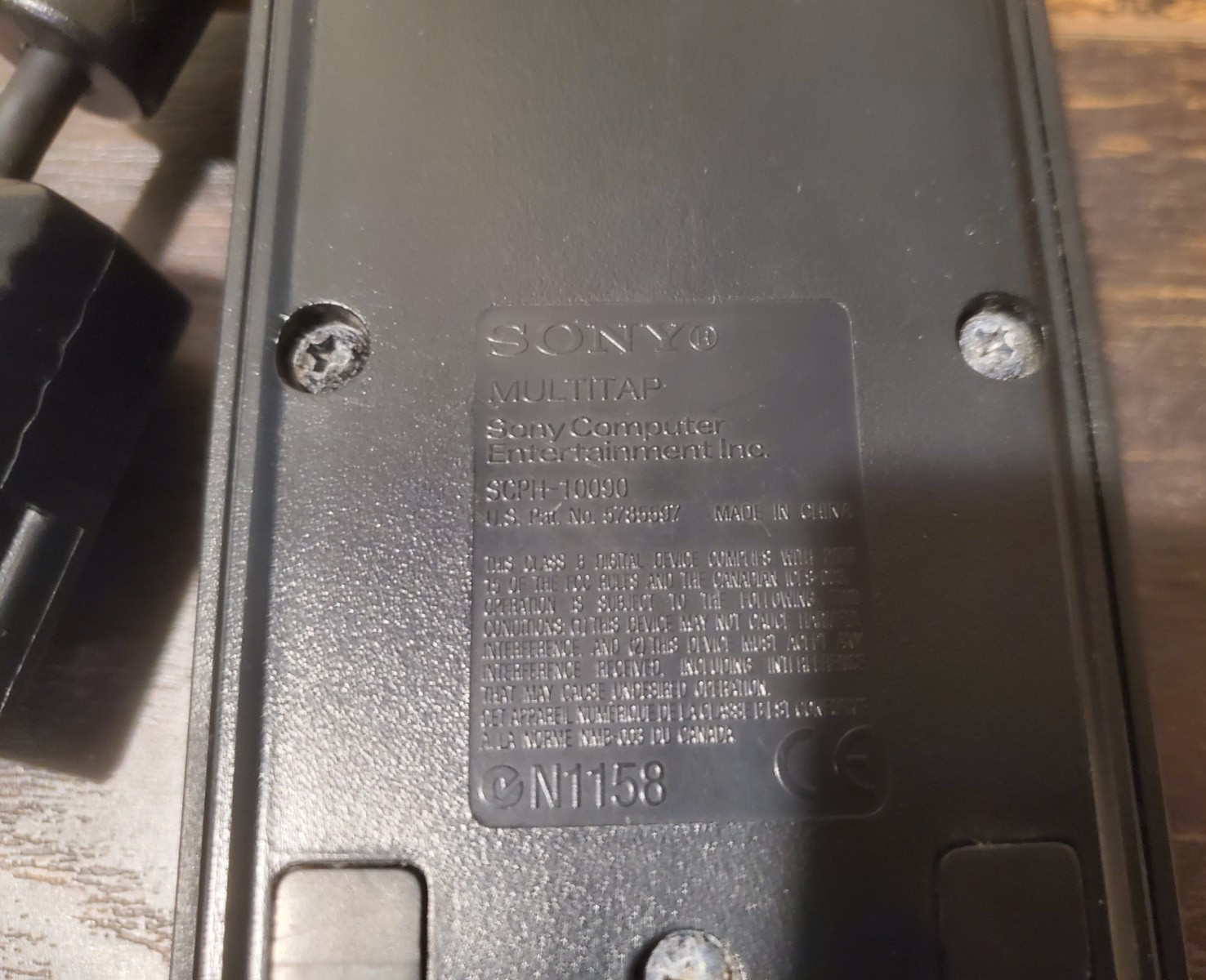 PlayStation 2 Multitap Adapter OEM Sony Accessory Multiplayer w/ Memory Cards