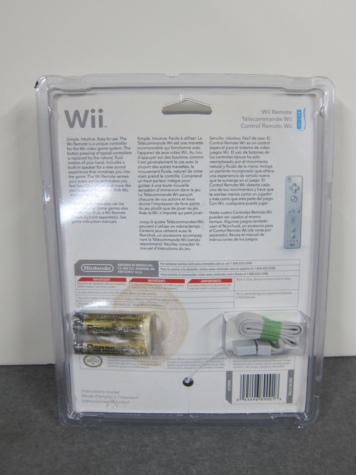 Nintendo Wii Wiimote Remote Controller RVL-003 Original Authentic OEM White NEW