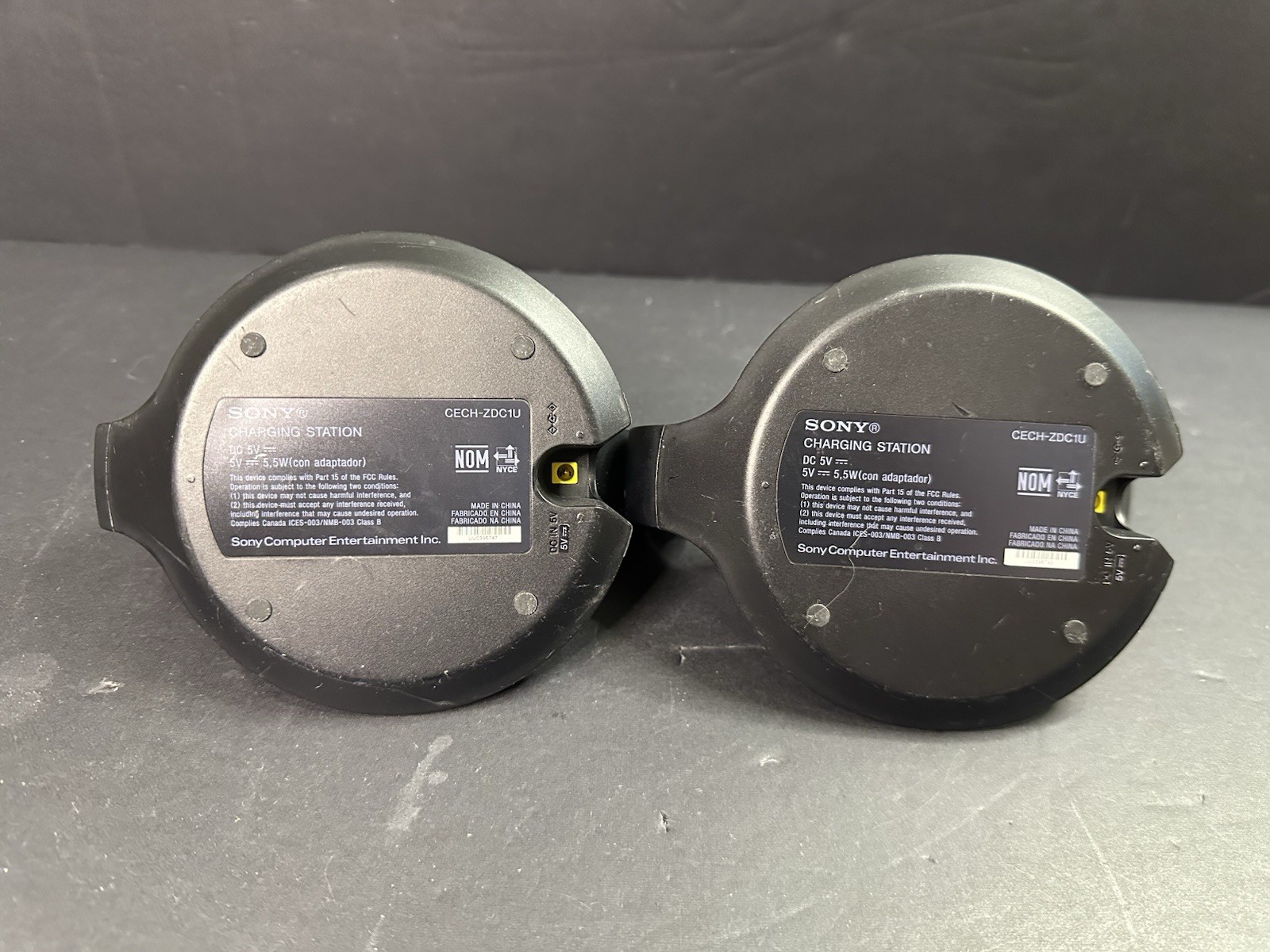 Sony CECH-ZDC1U PS3 Charging Station Lot Of 2 No Clips Or Wall Plugs
