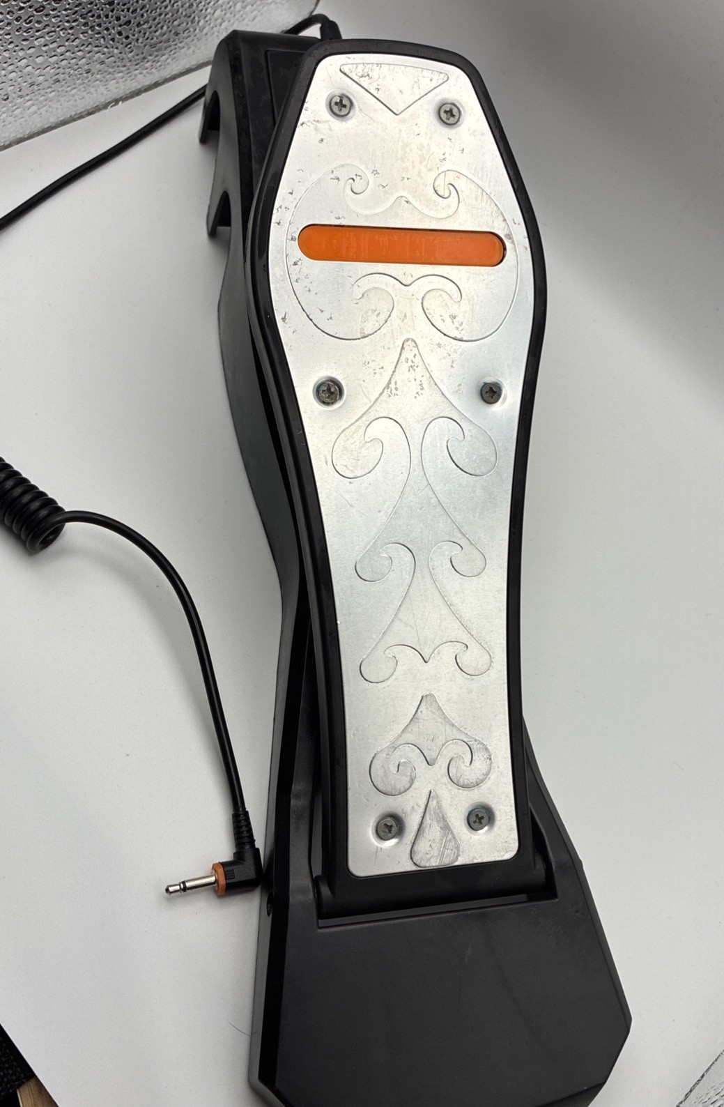 Rock Band Guitar Hero Wired Bass Drum Pedal Metal Xbox 360 PS2 PS3 Wii Untested