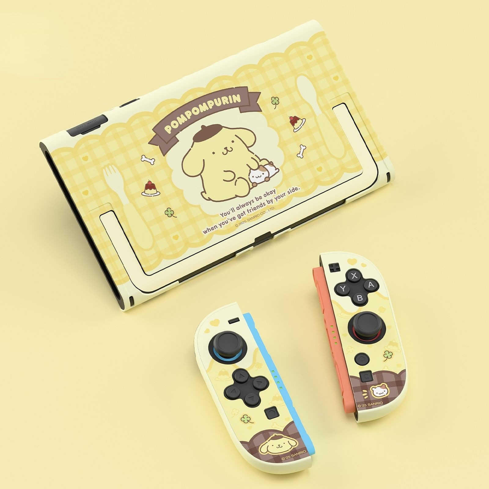Cartoon Shell Skin Protective Case for Nintendo Switch 2025 Yellow Dog