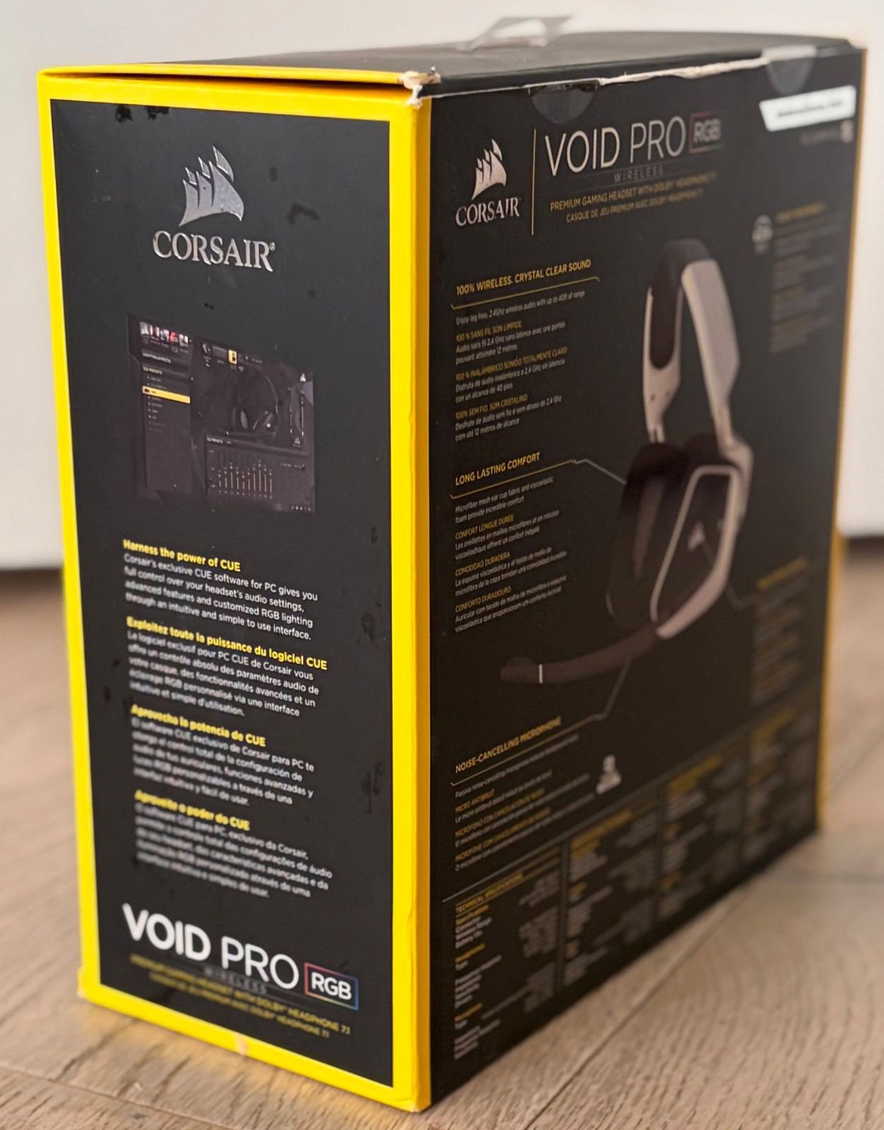 Corsair Void Pro Wireless White Headband Headsets for PC