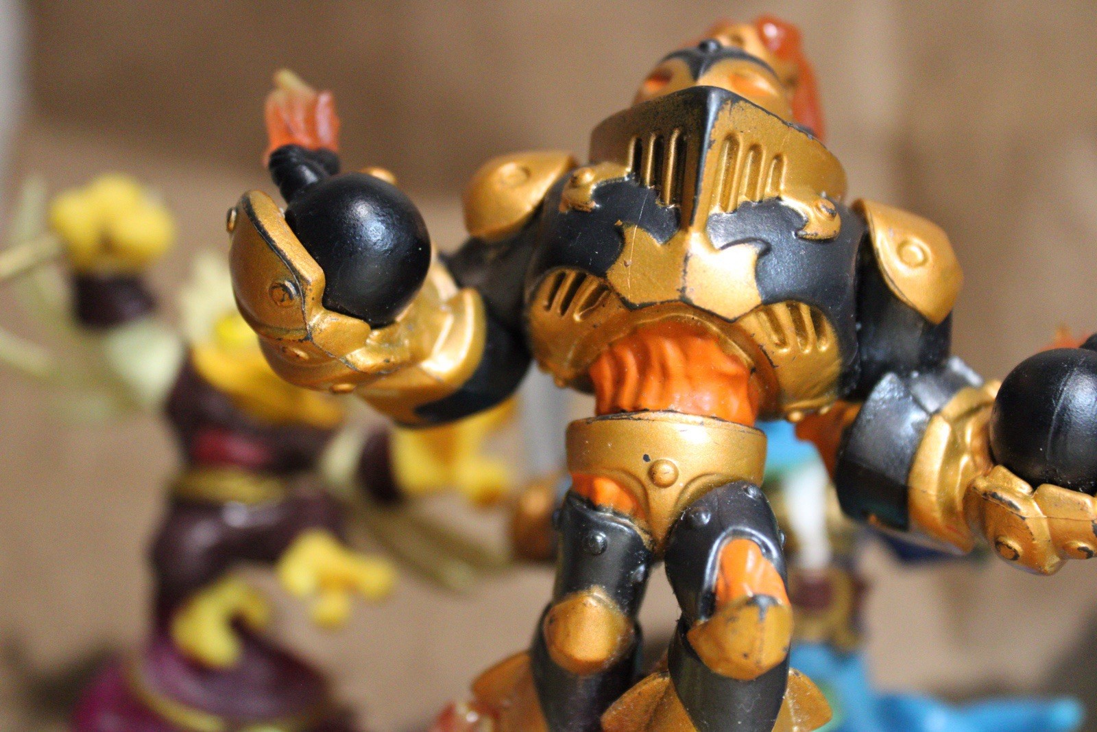 Lot of 4 Skylanders SWAP Force Blast Zone Wash Buckler Rubble Rouser Spy Rise