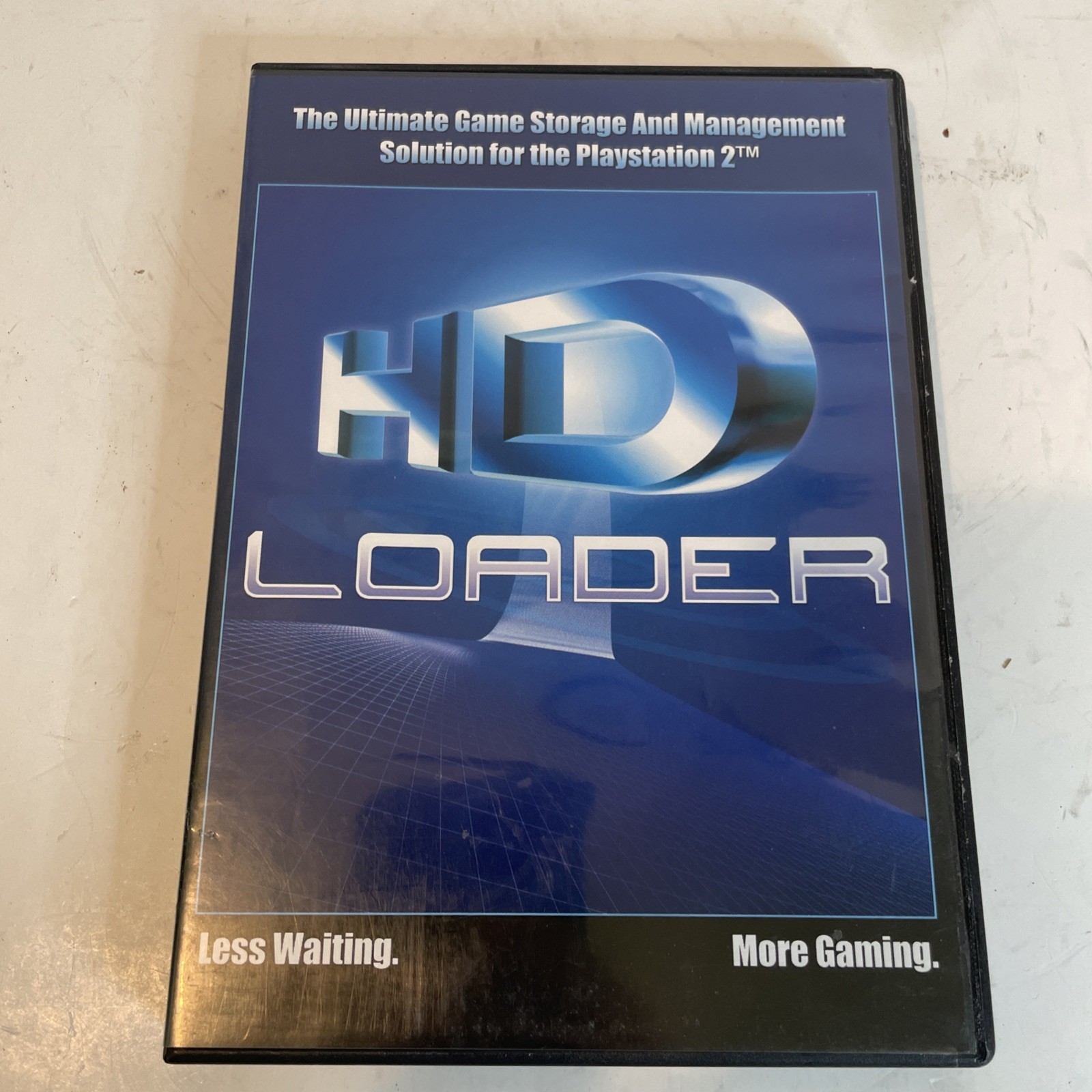 PS2 HD loader. Load games from your HDD for faster loading time Manual included