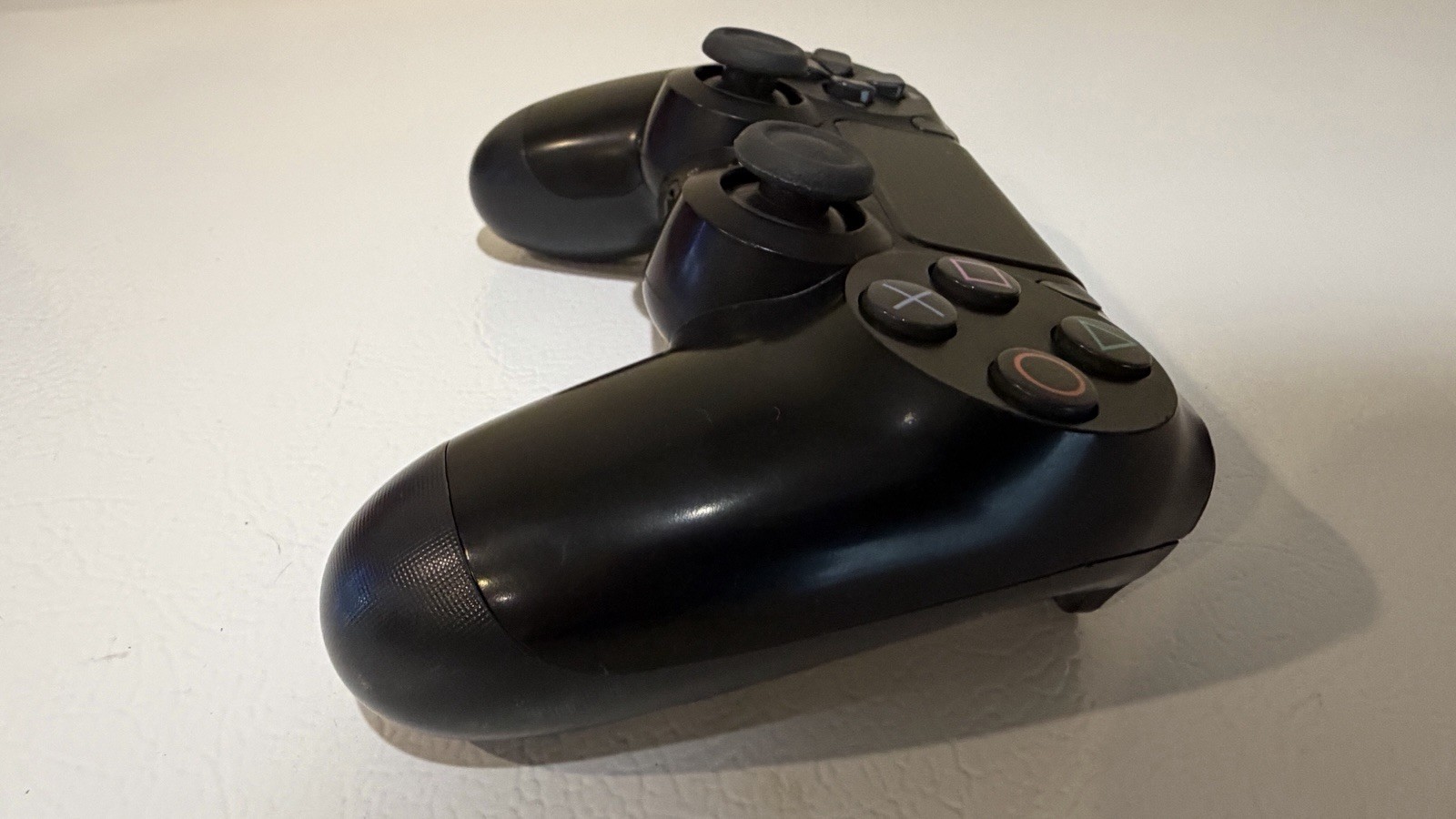 OEM Jet Black Dualshock 4 Ps4 Controller With Hall Effect Joysticks Tested
