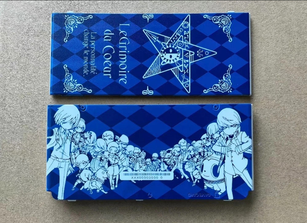 Nintendo series console parts Cover Blue Argyle Persona Star Protective shell