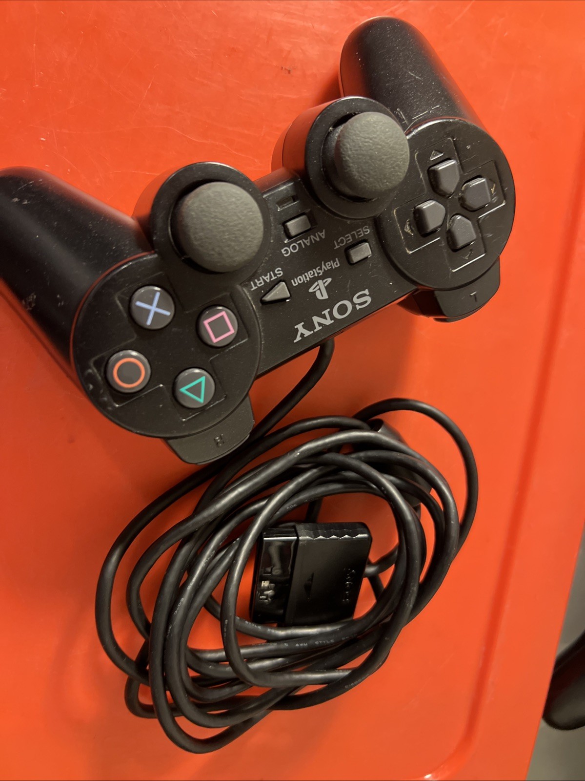 Black Dual Shock 2 Controller Official Sony PlayStation 2 PS2 SCPH-10010