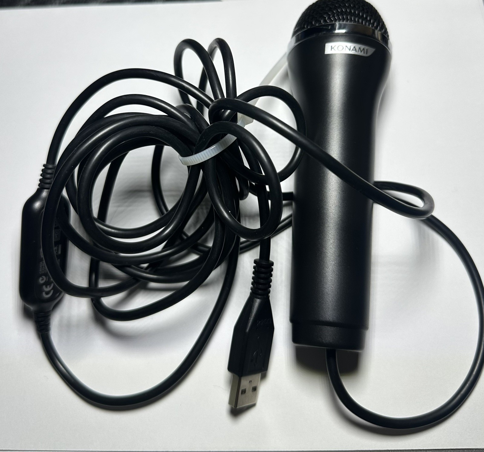Logitech Konami Black USB Microphone MIC Xbox 360, PS3, Wii and PC Brand New