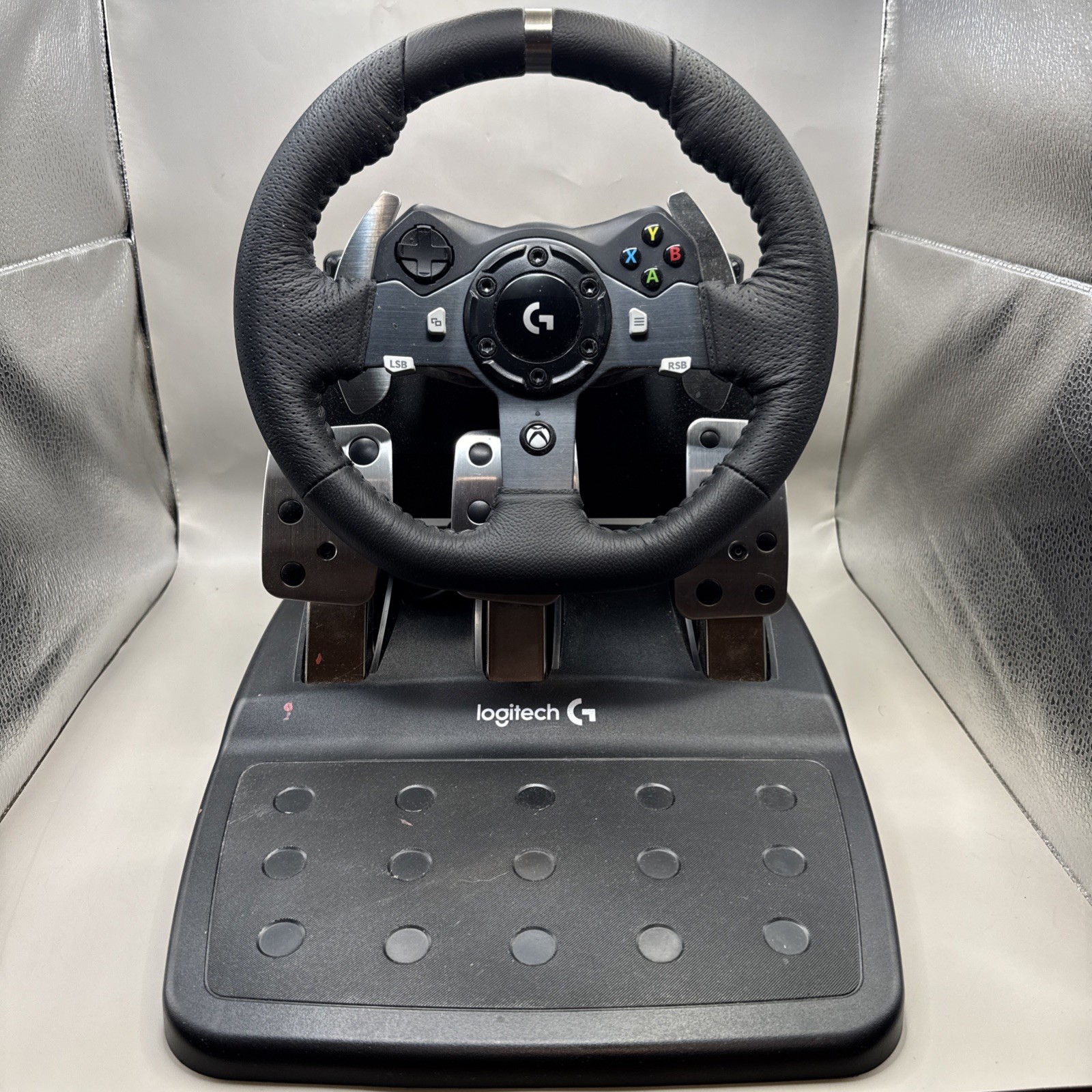 Logitech G920 Driving Racing Wheel With Pedals – NO POWER CABLE!