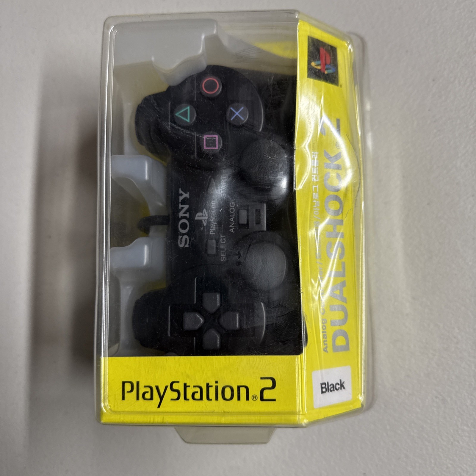 Sony Playstation 2 DualShock Controller Sealed int Official PS2 Black
