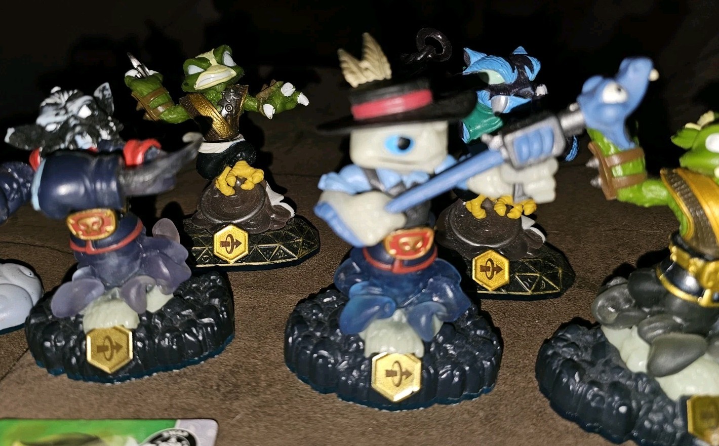 Skylanders Swap Force lot 7 Quick Draw Enchanted Legendary Gold Night Shift Doom