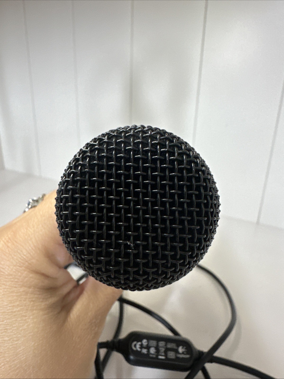Konami Logitech USB Black Microphone for PlayStation Xbox Wii, Tested Works