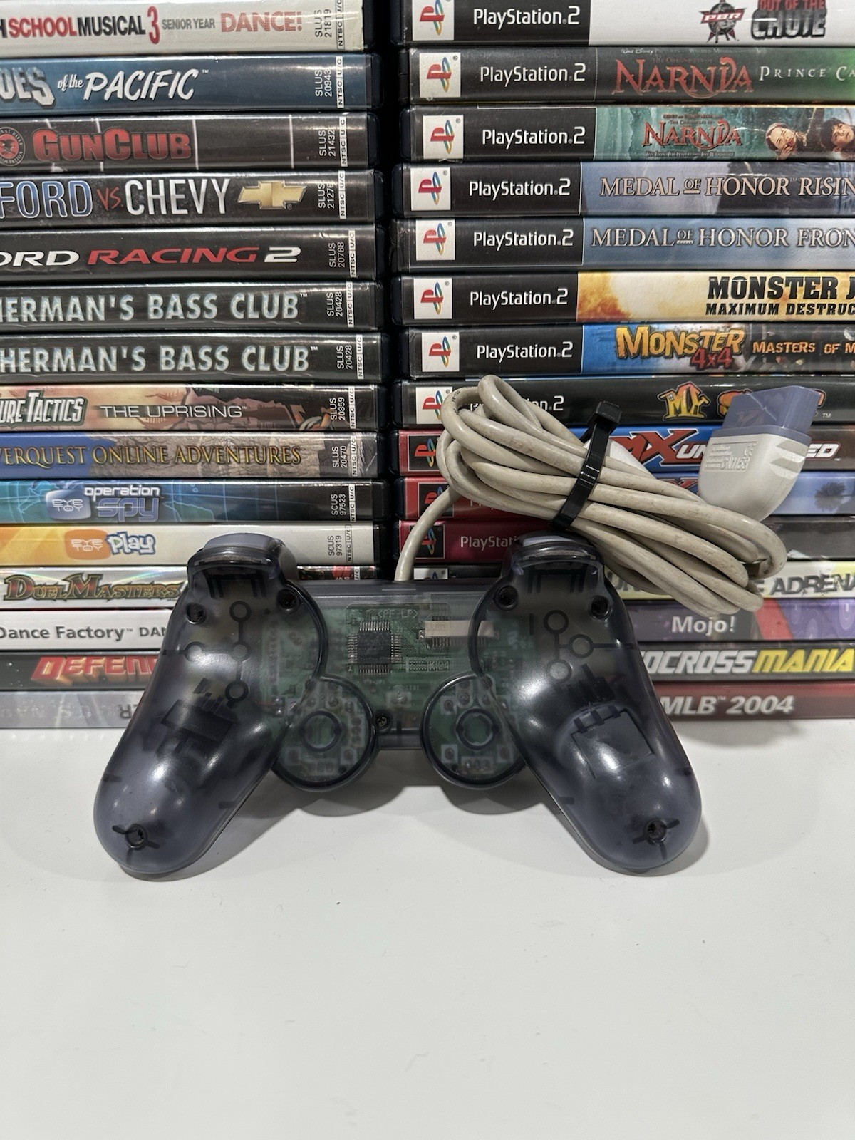 OEM Sony PlayStation PS 1 ONE CLEAR DualShock Analog Controller SCPH-110