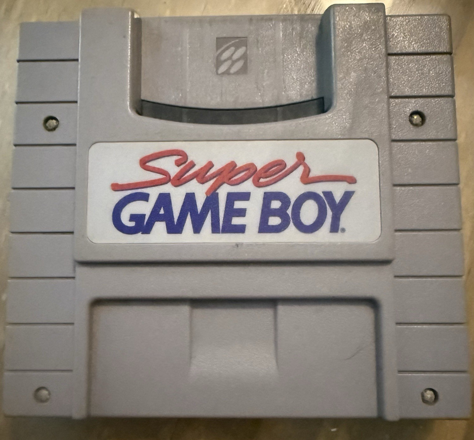Nintendo Super Game Boy SNES Cartridge Adapter SNS-027 Gray for Nintendo SNES