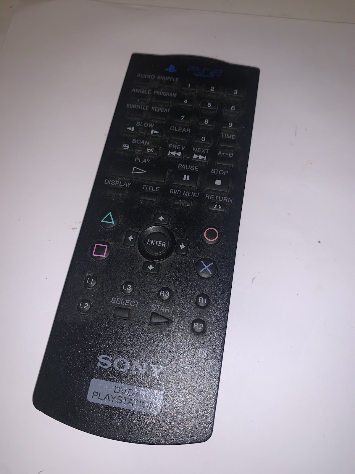 Sony PlayStation 2 PS2 DVD Remote Control SCPH-10150 Genuine Untested