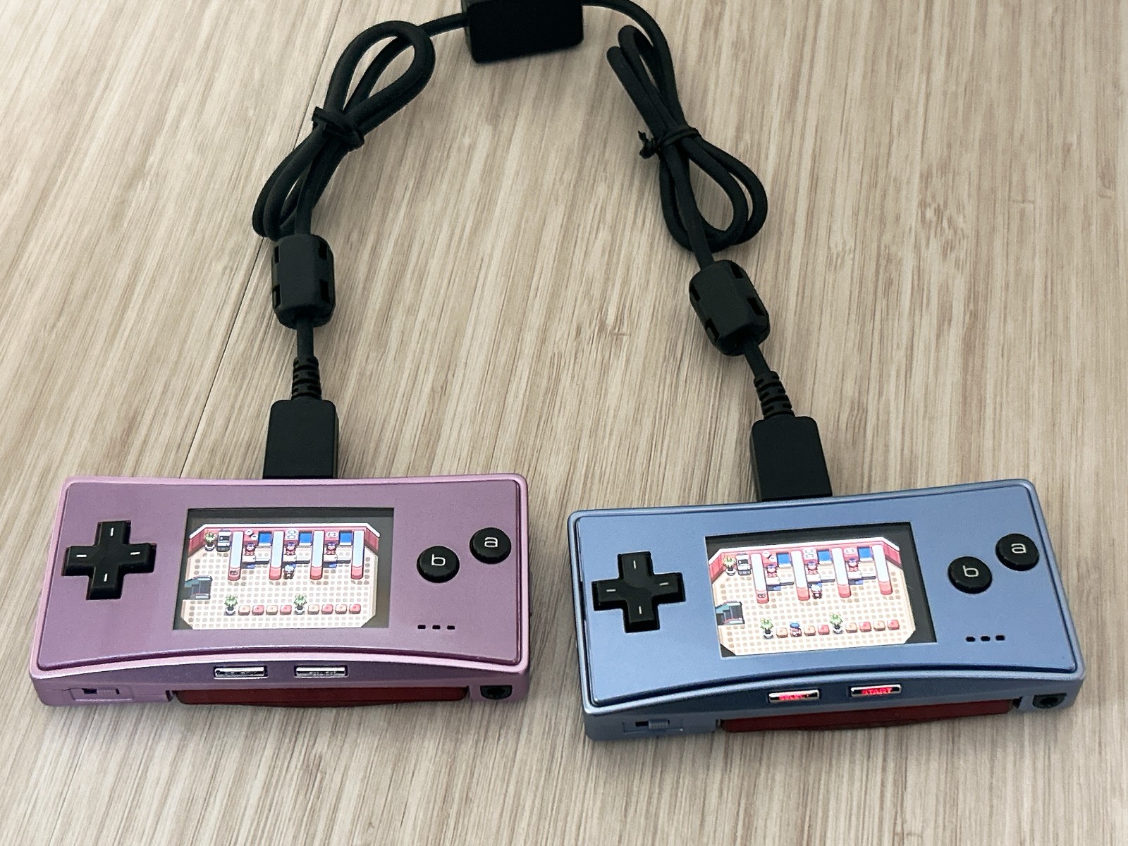 Nintendo GameBoy Micro OEM Link Cable Adapter OXY-008 Complete in Box CIB Tested