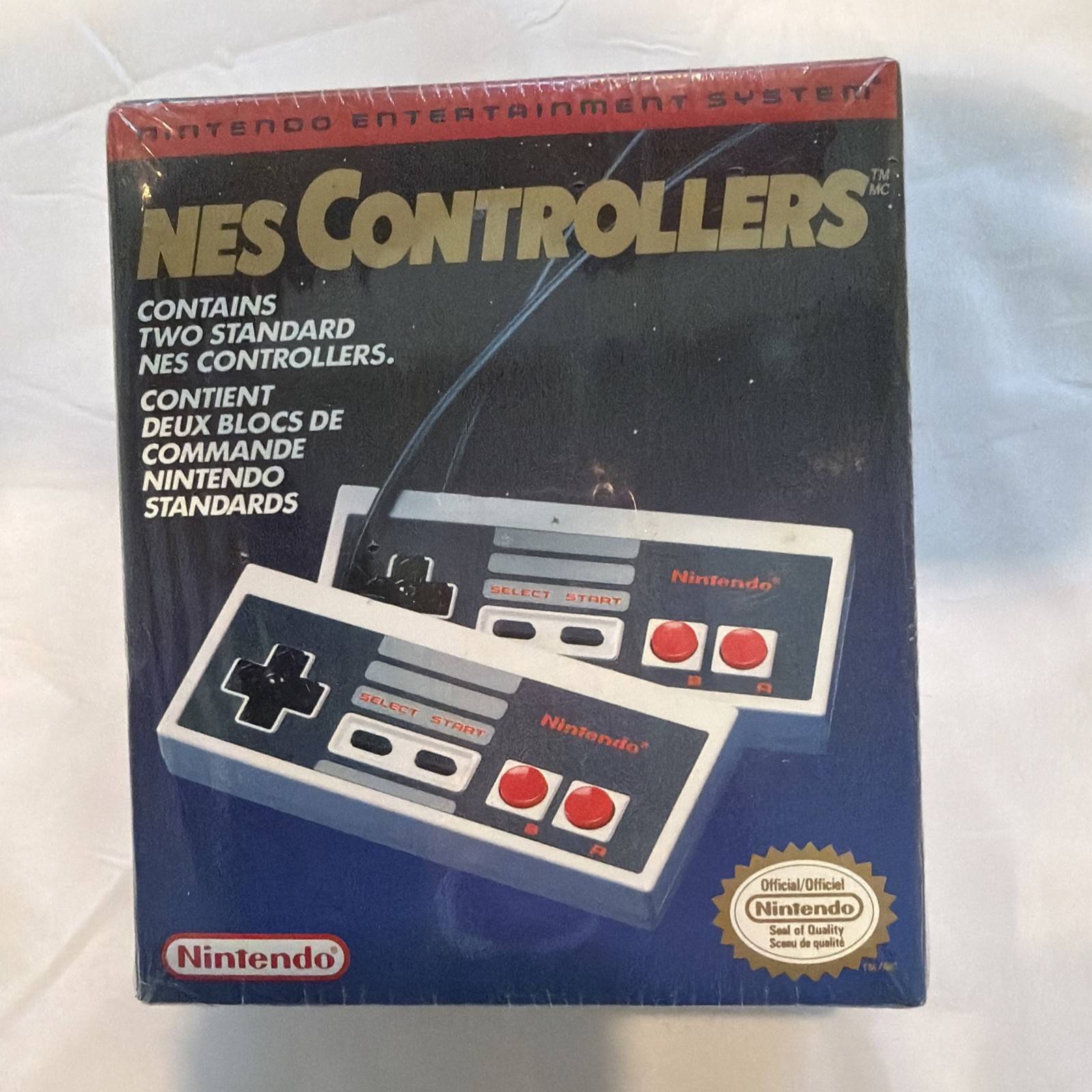 Official Nintendo NES OEM Controllers 1990 Brand New Factory Sealed