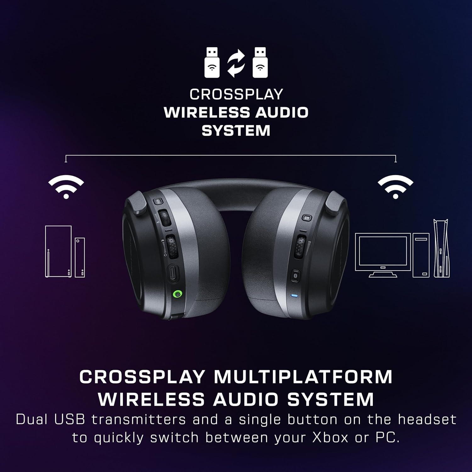 Turtle Beach Stealth 700 Gen 3 Wireless Gaming Headset for Xbox, PS5, PC, Mobile