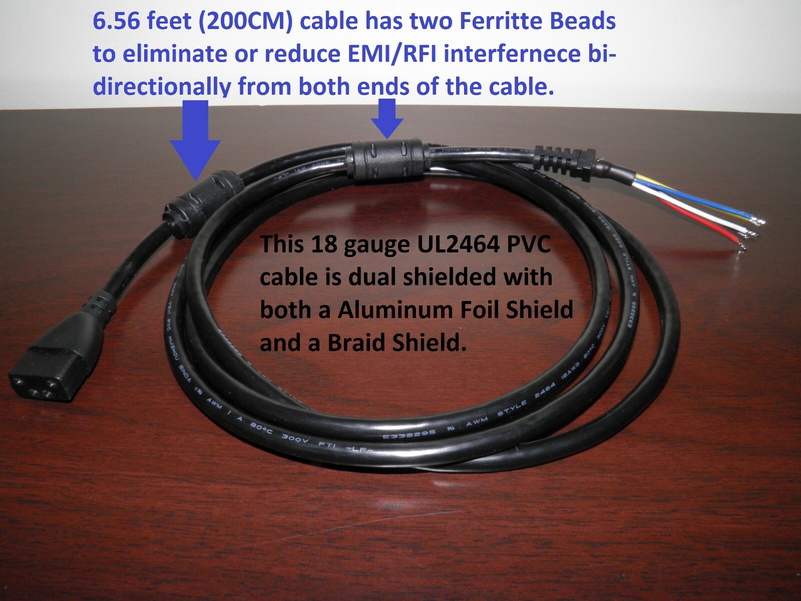 Power cable for Blue Chip, ColecoVision, Spectravideo 318/328, and TI-99 series