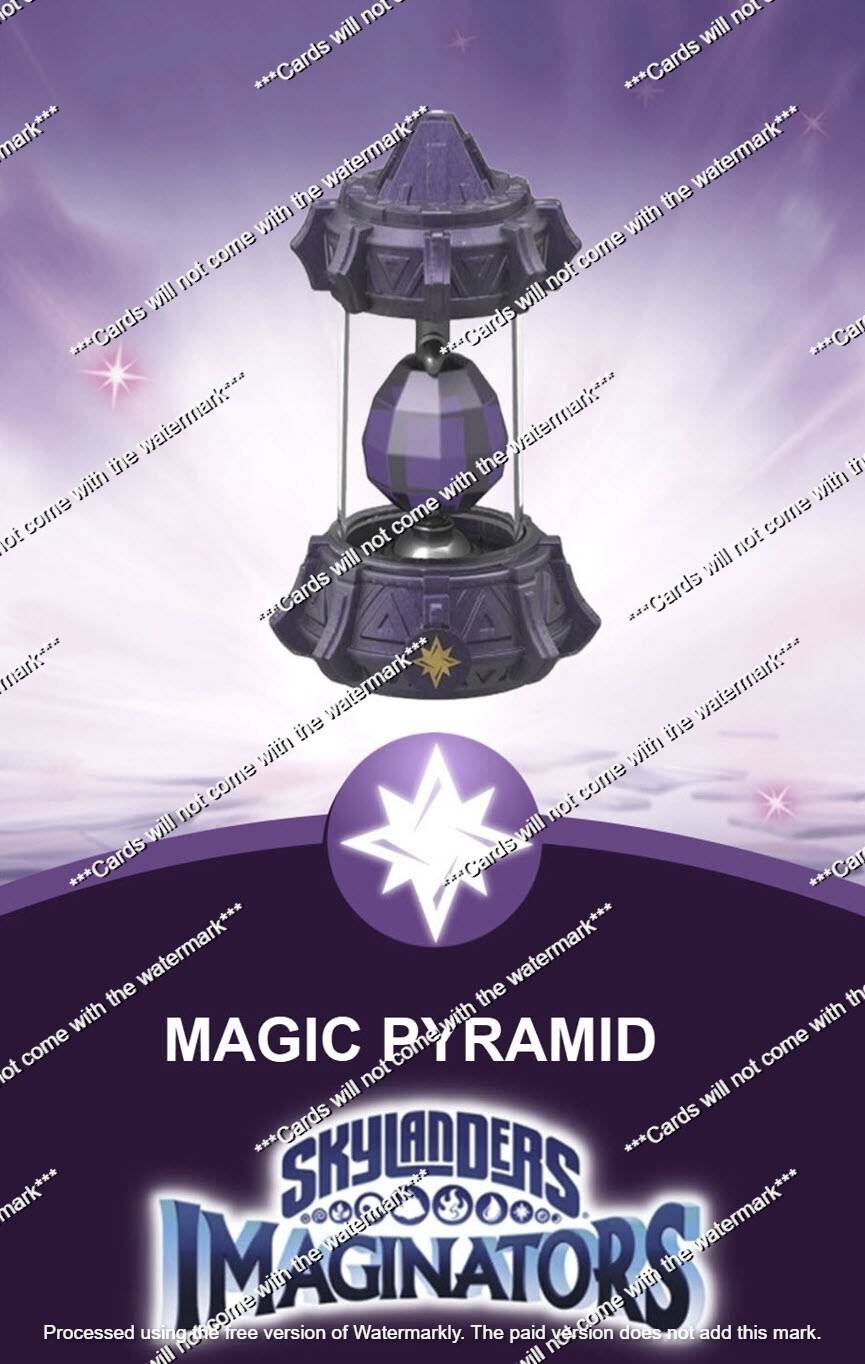 Skylanders Imaginators Magic Pyramid Creation Crystal NFC Card FACTORY RESET
