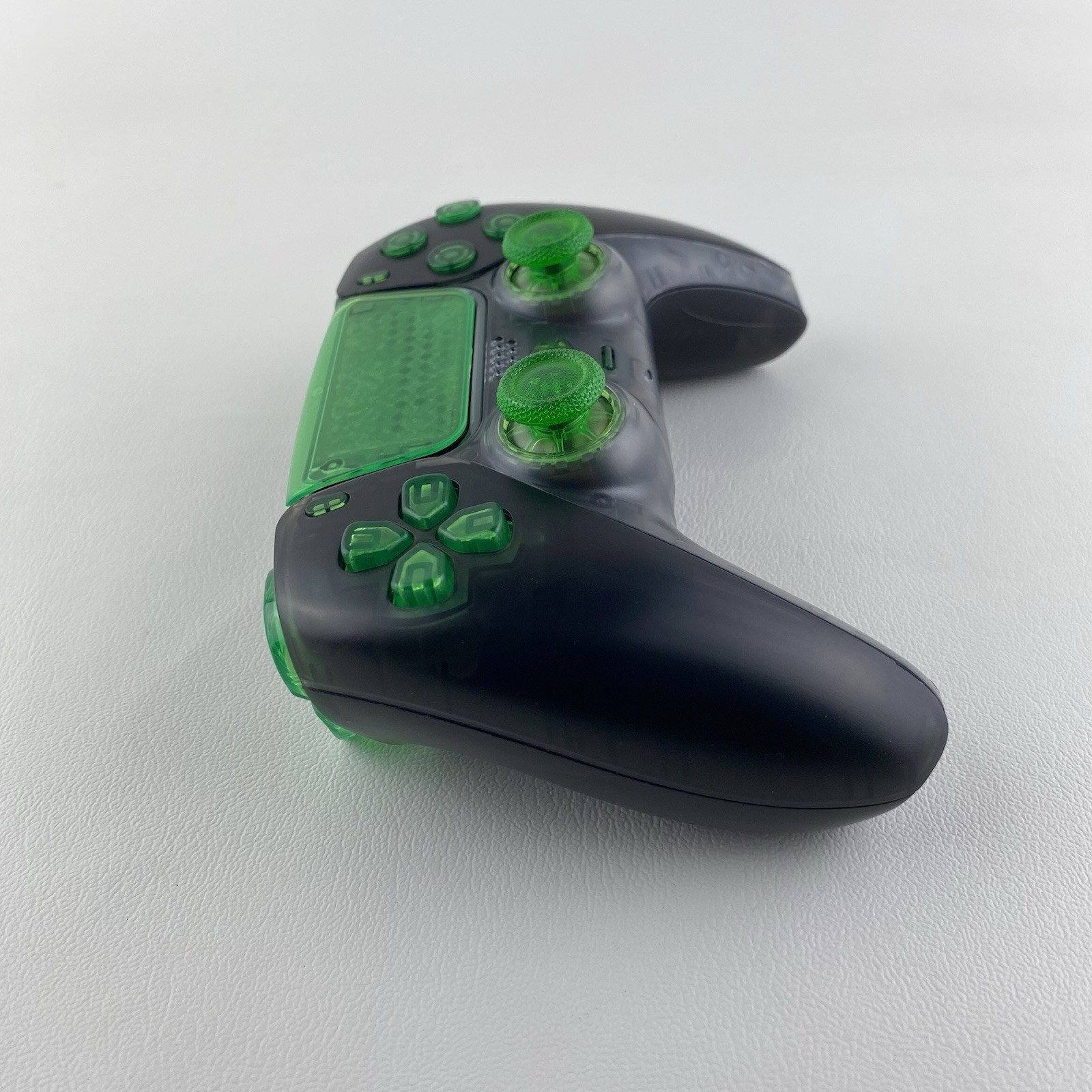 Sony PS5 DualSense Wireless Controller Custom Smoke Black Green w Hall Effect