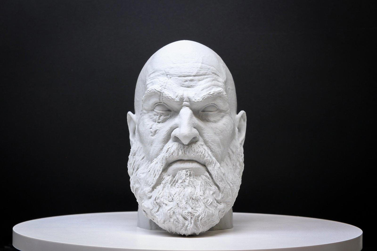 Kratos Headphone Stand | God of War Headphone Holder | PC Viking Headset Display
