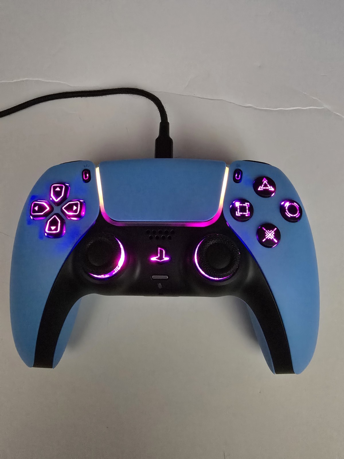 SONY STARLIGHT BLUE PS5 LED LIGHTS CONTROLLER, 7 DIFFERENT COLORS