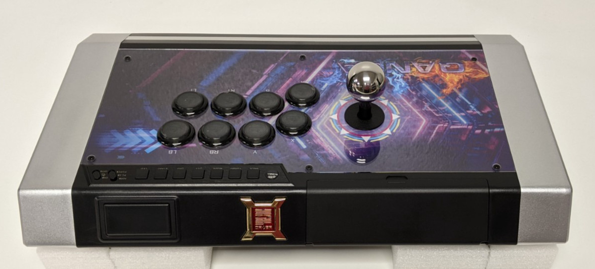 Qanba Q3 Obsidian Silent Arcade Joystick Fight Stick USB Open Box PC Android