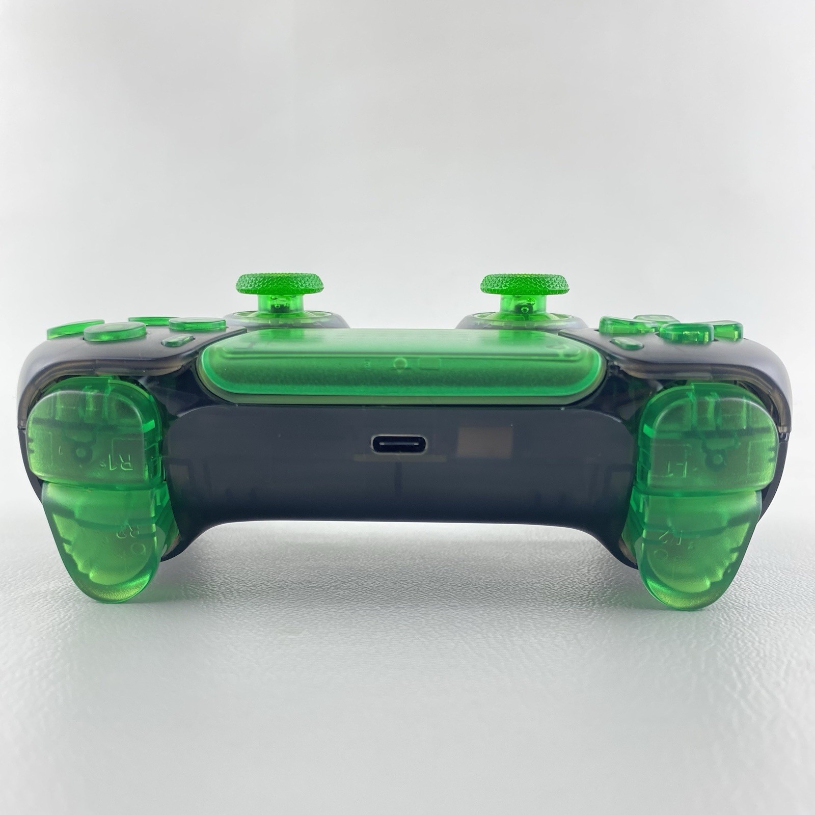 Sony PS5 DualSense Wireless Controller Custom Smoke Black Green w Hall Effect
