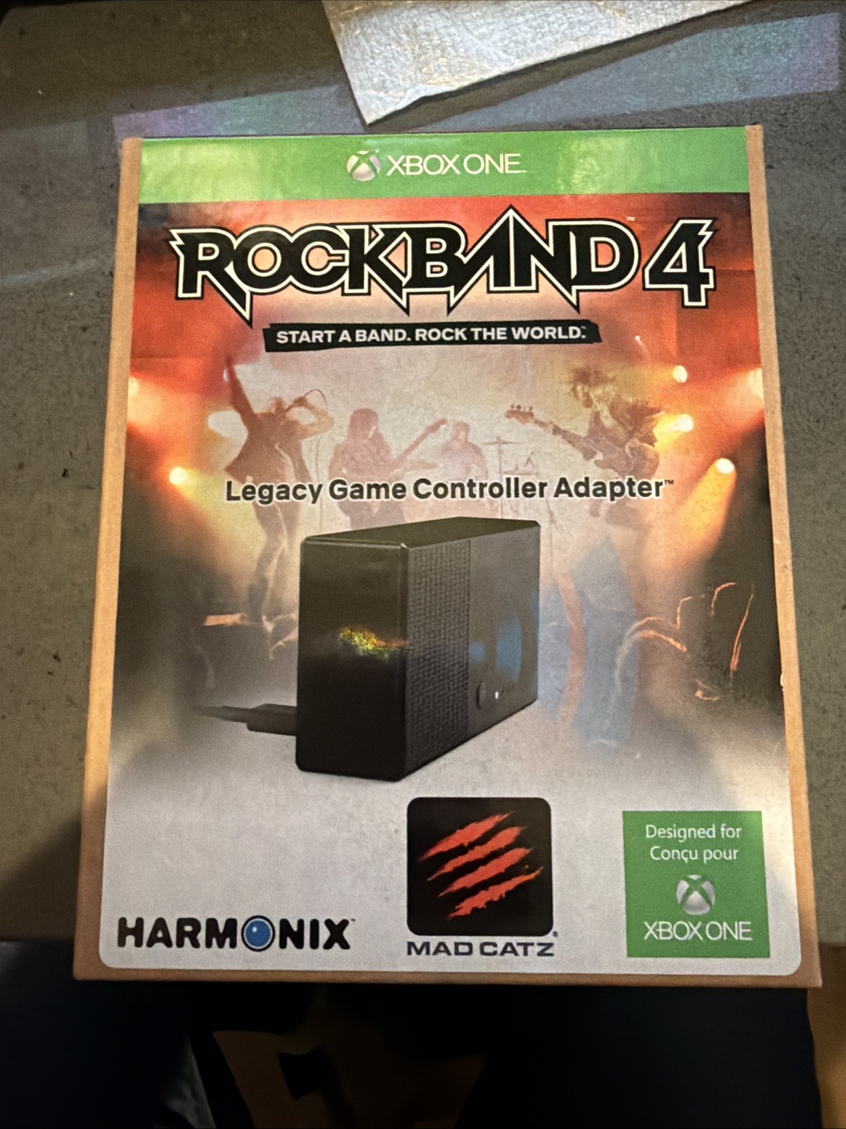 Xbox One Mad Catz Rock Band 4 Legacy Game Controller Adapter NEW SEALED
