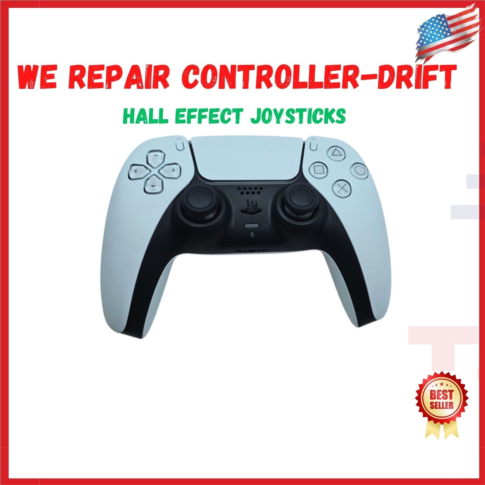 Repair Service – Fix Your Playstation 4 & 5 Controller Stick Drift – Hall Effect