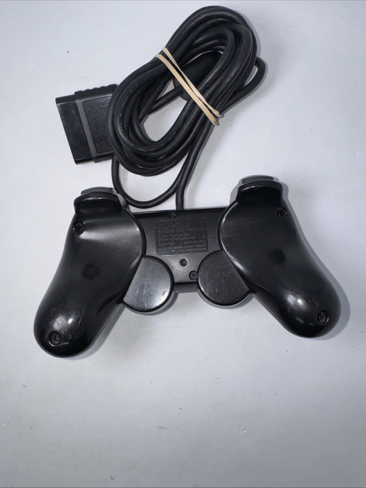 Sony Playstation PS2 Black Controller SCPH-10010 OEM Tested #1