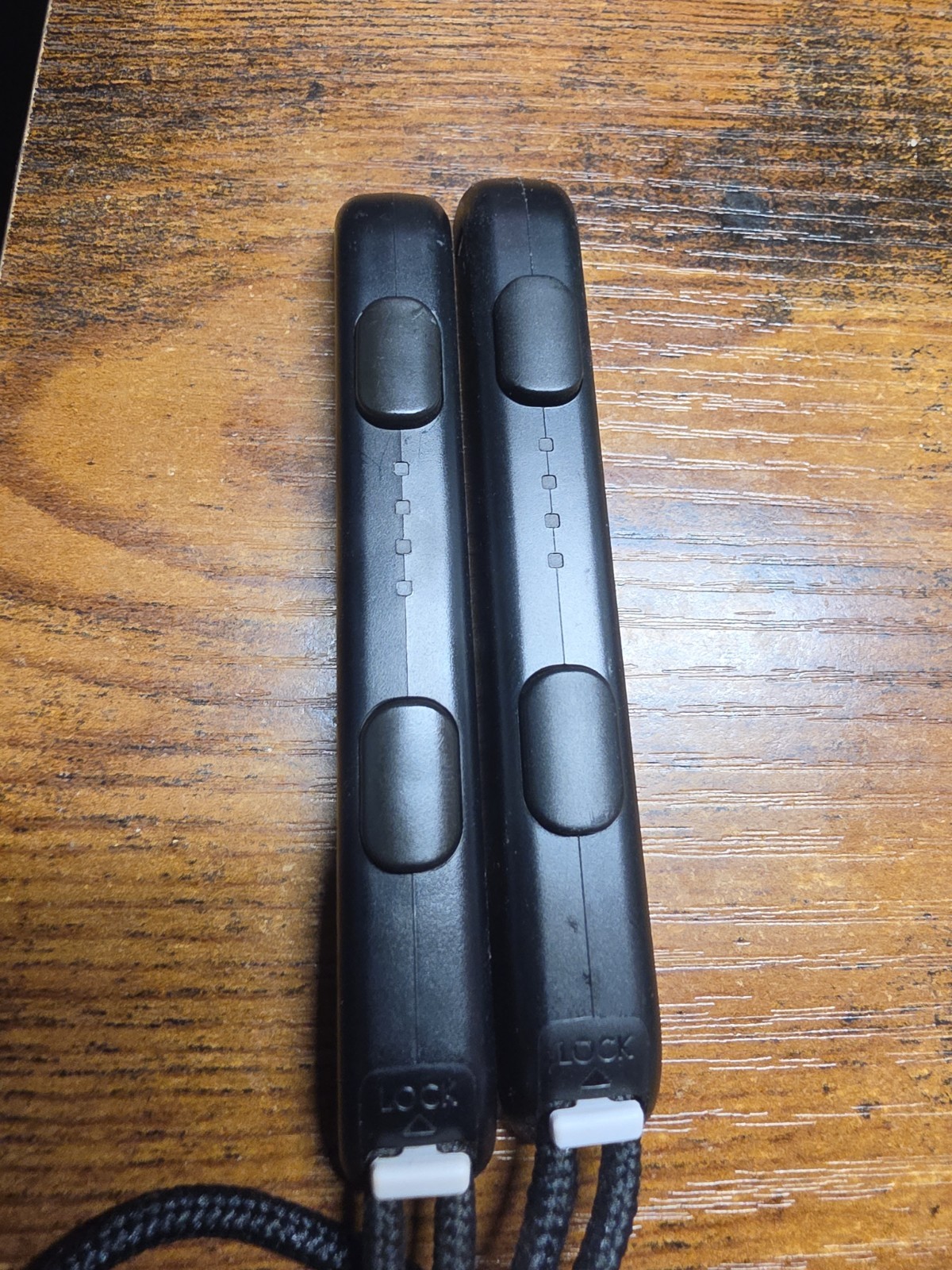 Set of 2 Genuine Nintendo Switch Joy Con-Remote Black Wrist Straps HAC-014