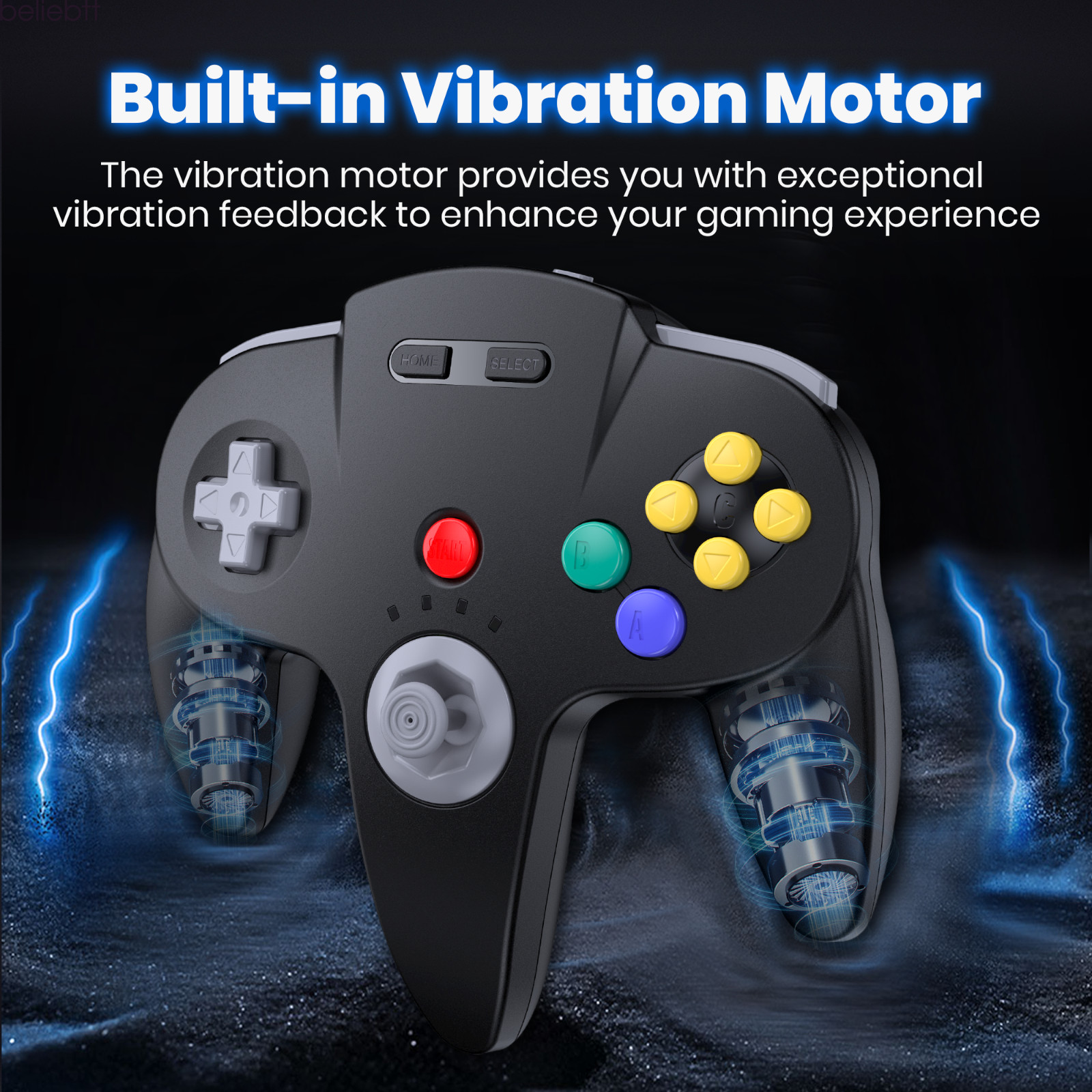 Wireless Switch Online N64 Controller for Switch PC Mac Steam iOS Raspberry Pi