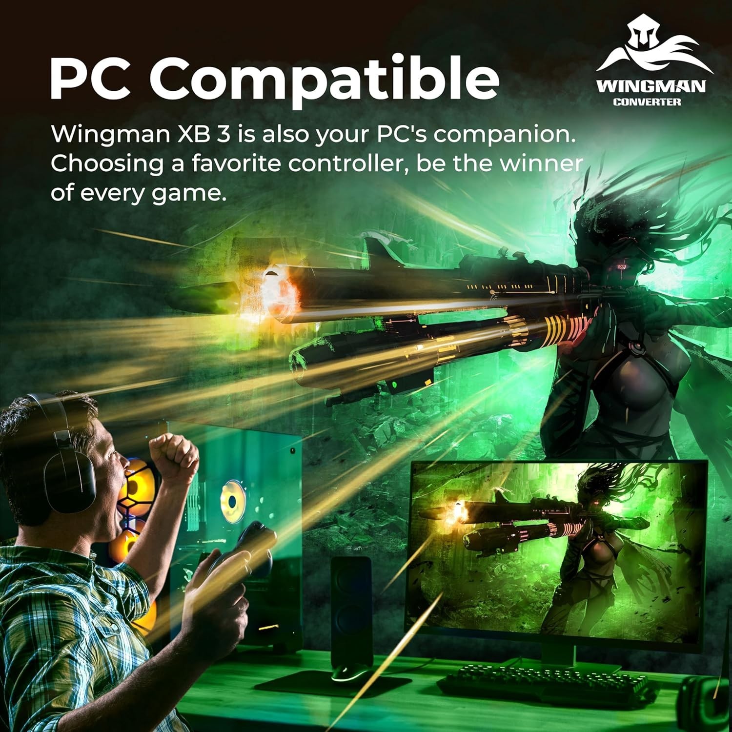 Brook Wingman XB 3 Converter: Wireless Controller Adapter for New XB Series X/S